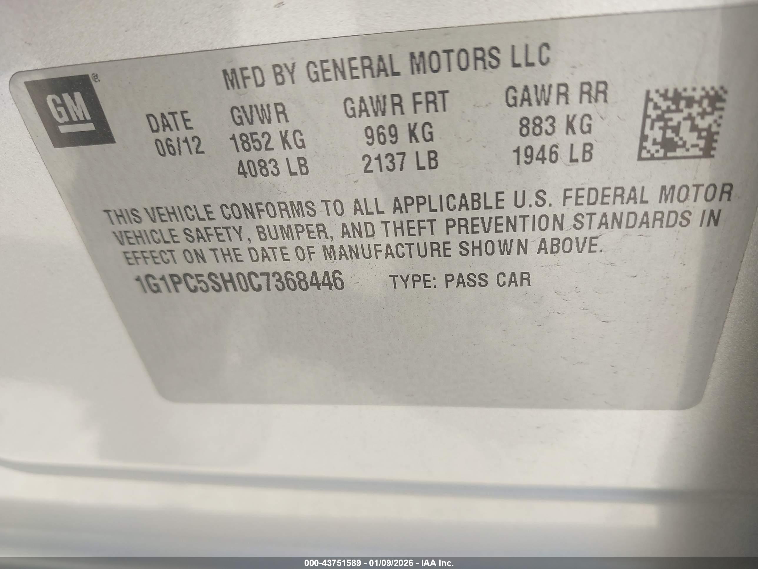 CHEVROLET CRUZE image 9