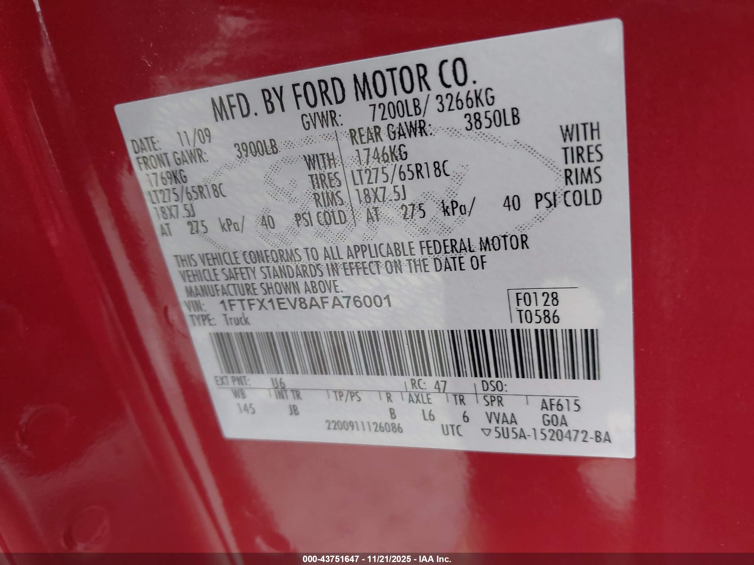 FORD F-150 image 9