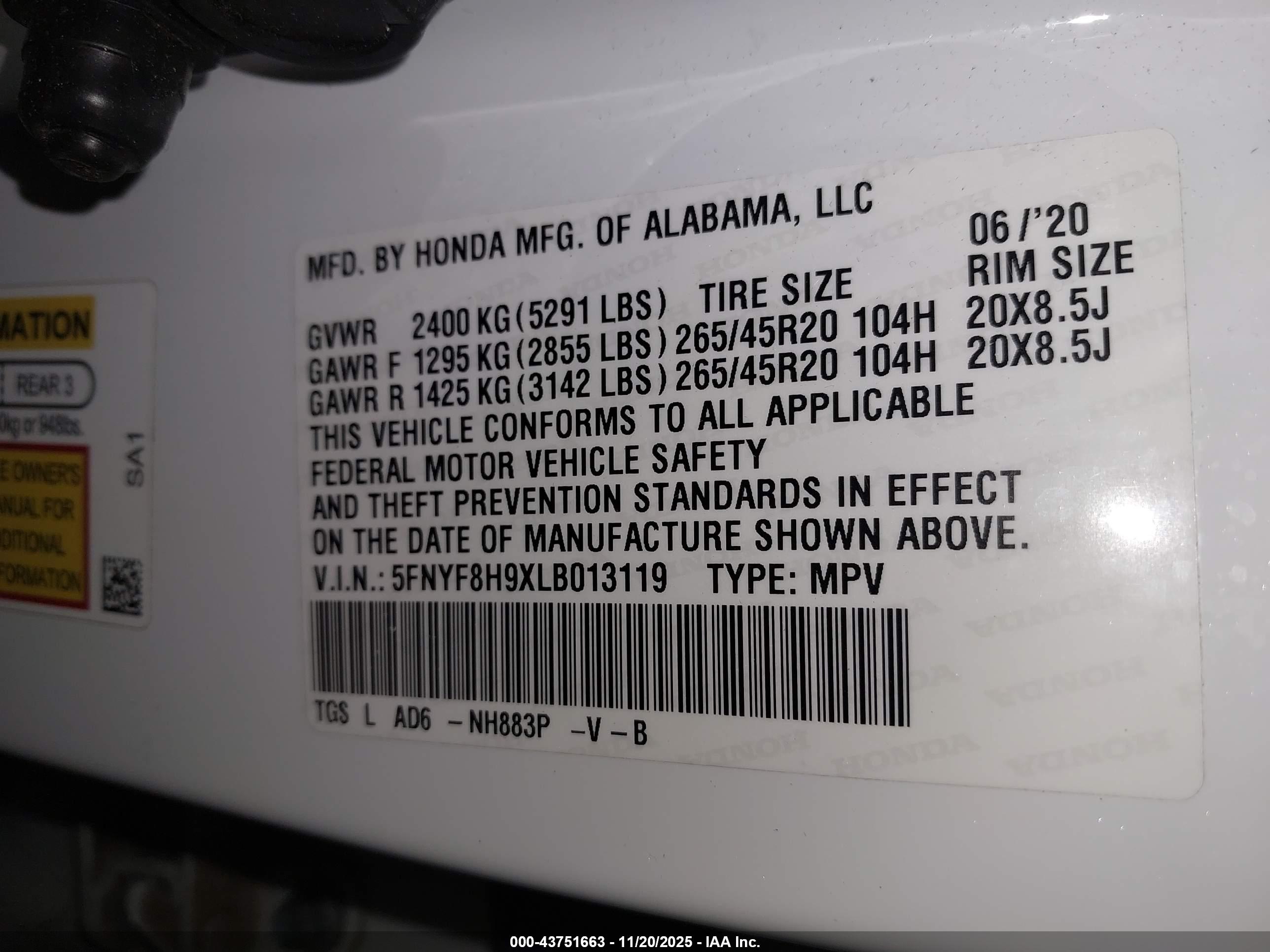 HONDA PASSPORT image 9