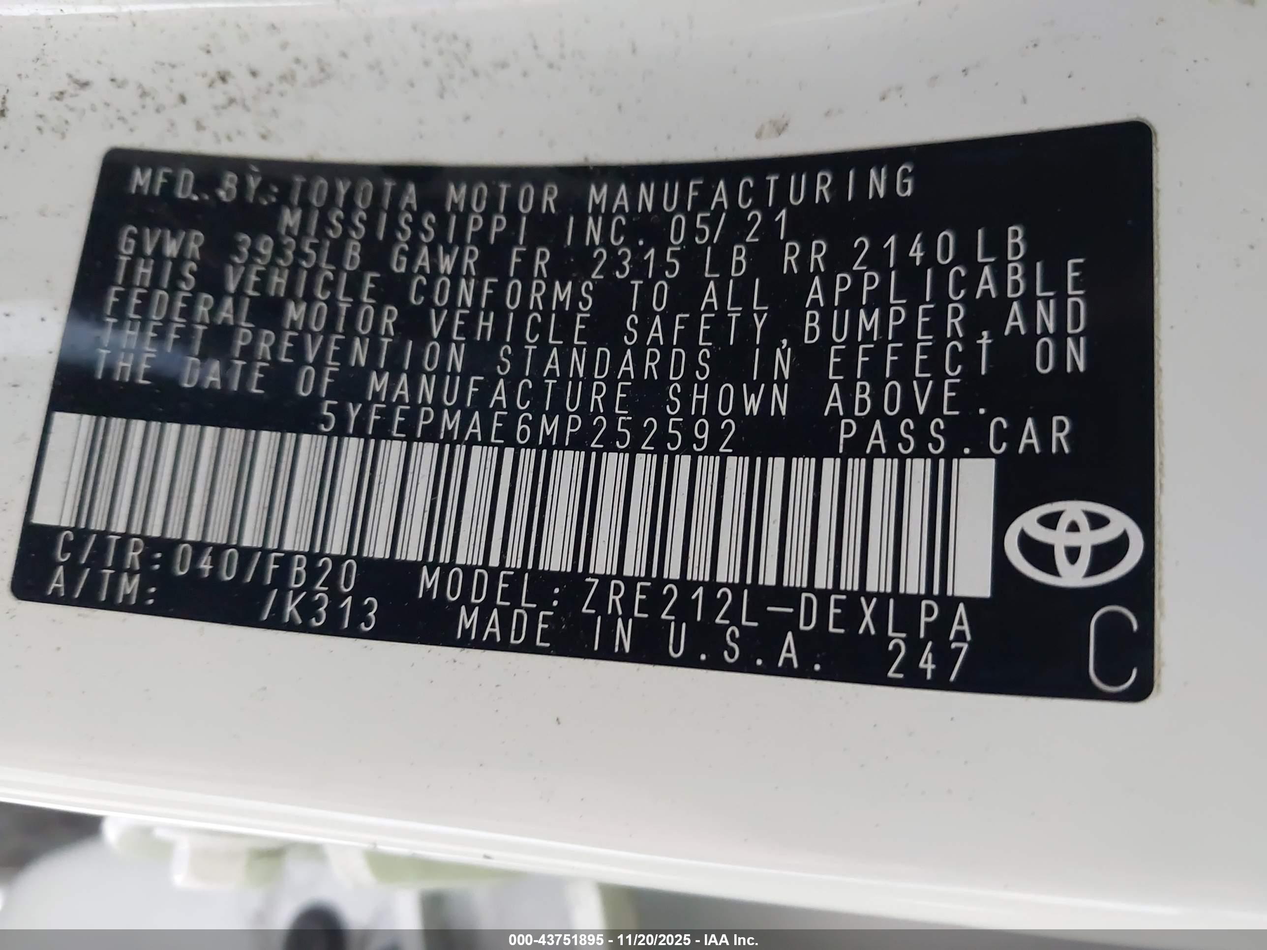 TOYOTA COROLLA image 9