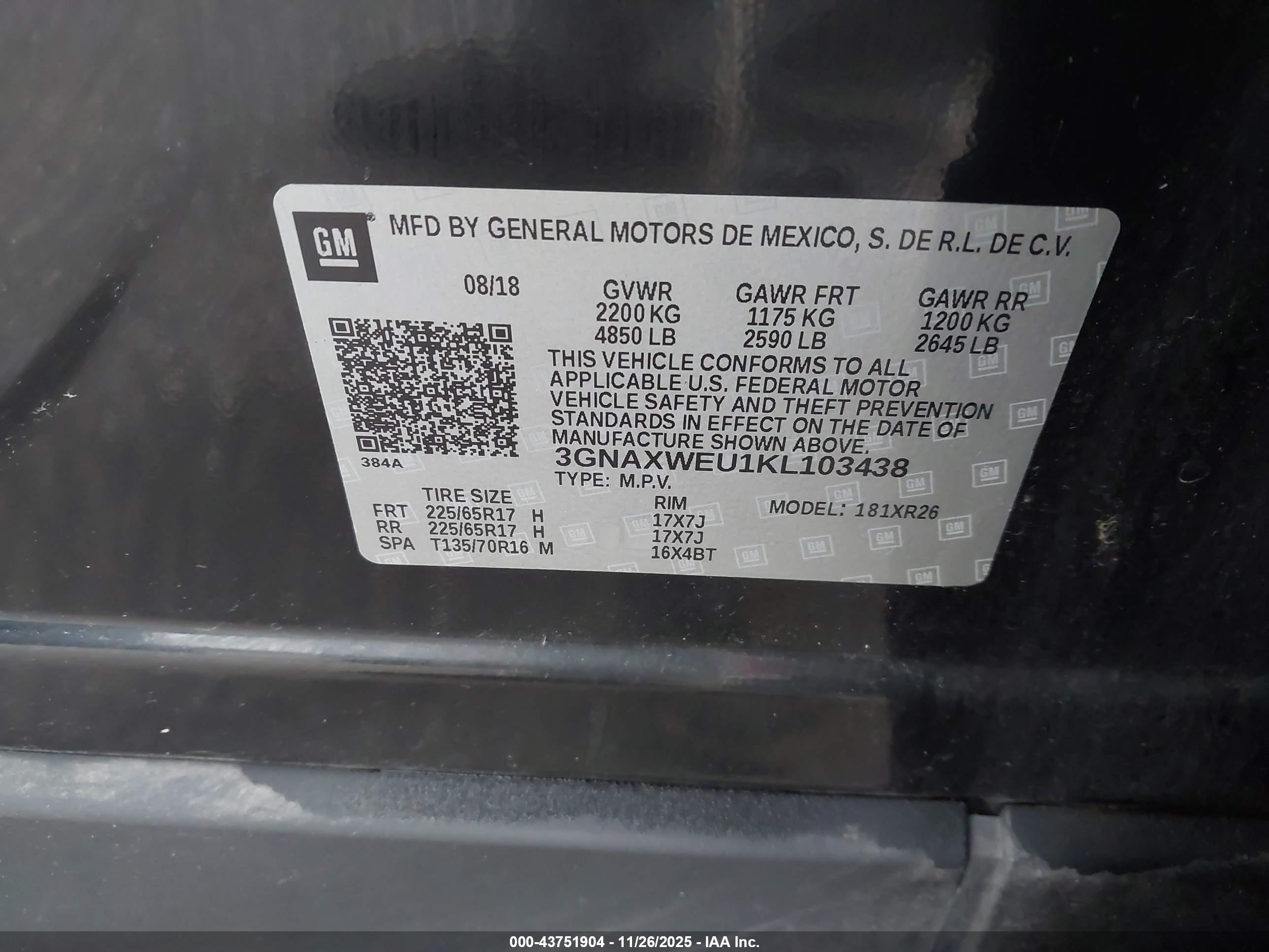 CHEVROLET EQUINOX image 9