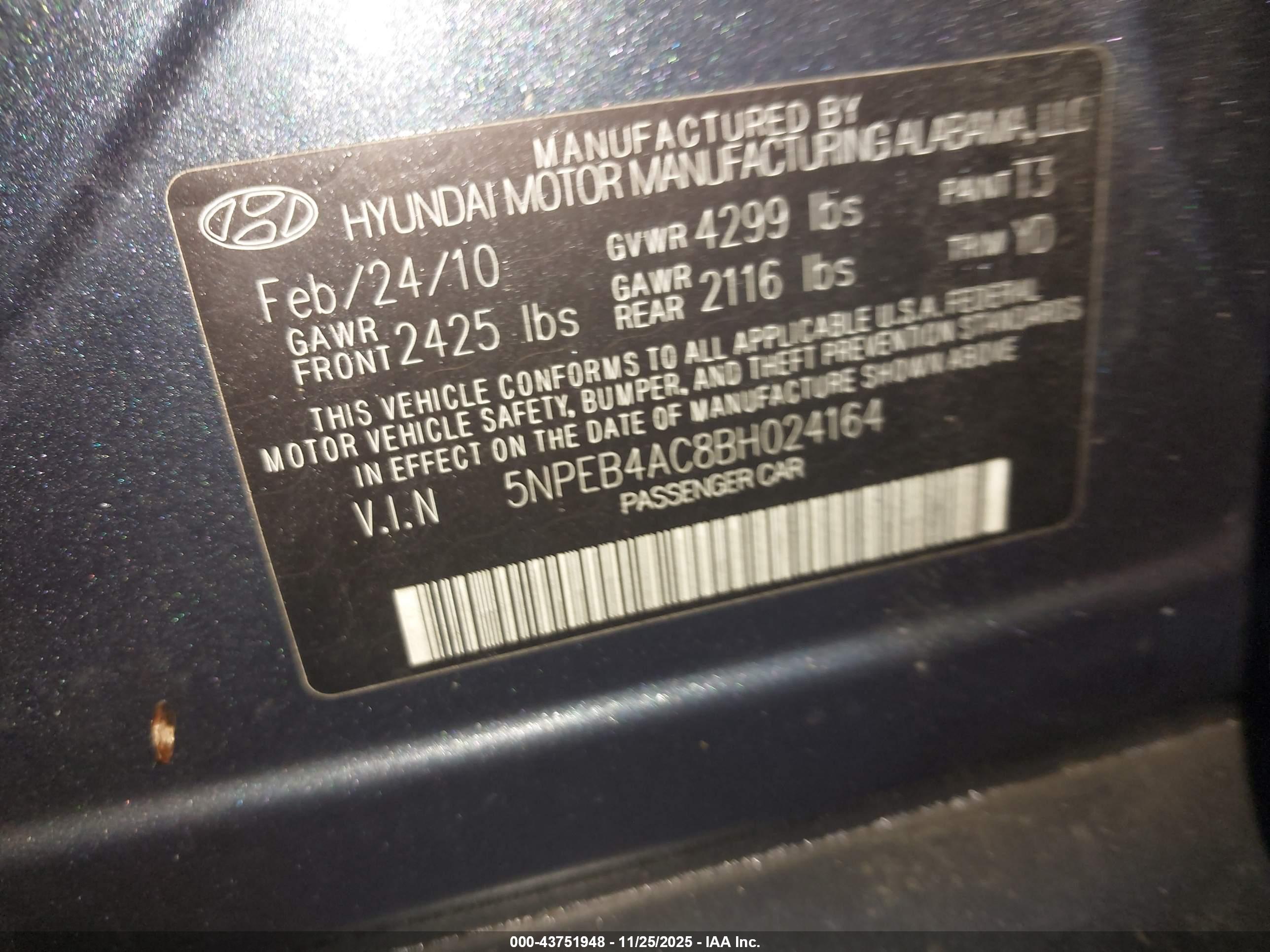 HYUNDAI SONATA image 9