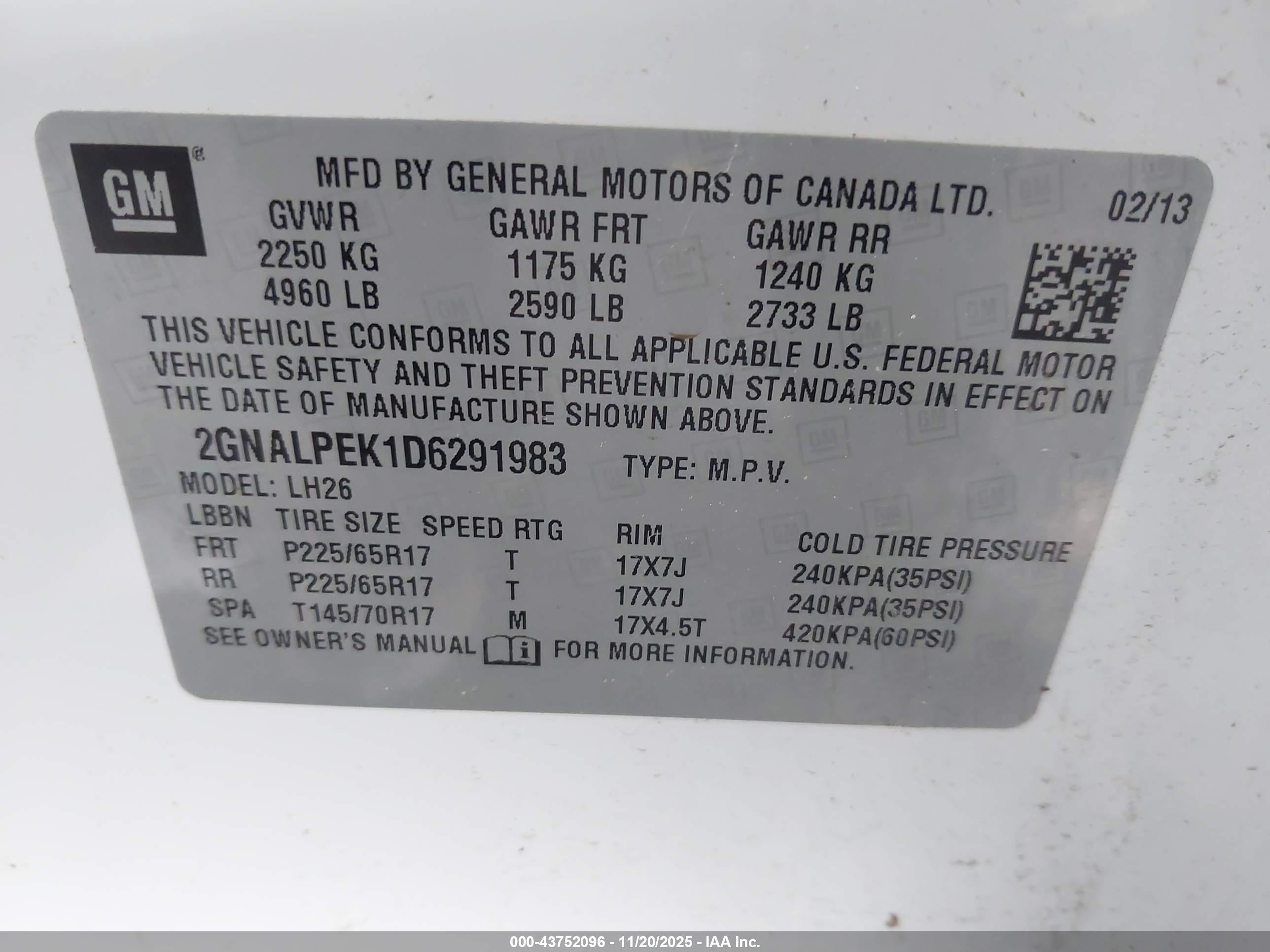 CHEVROLET EQUINOX image 9
