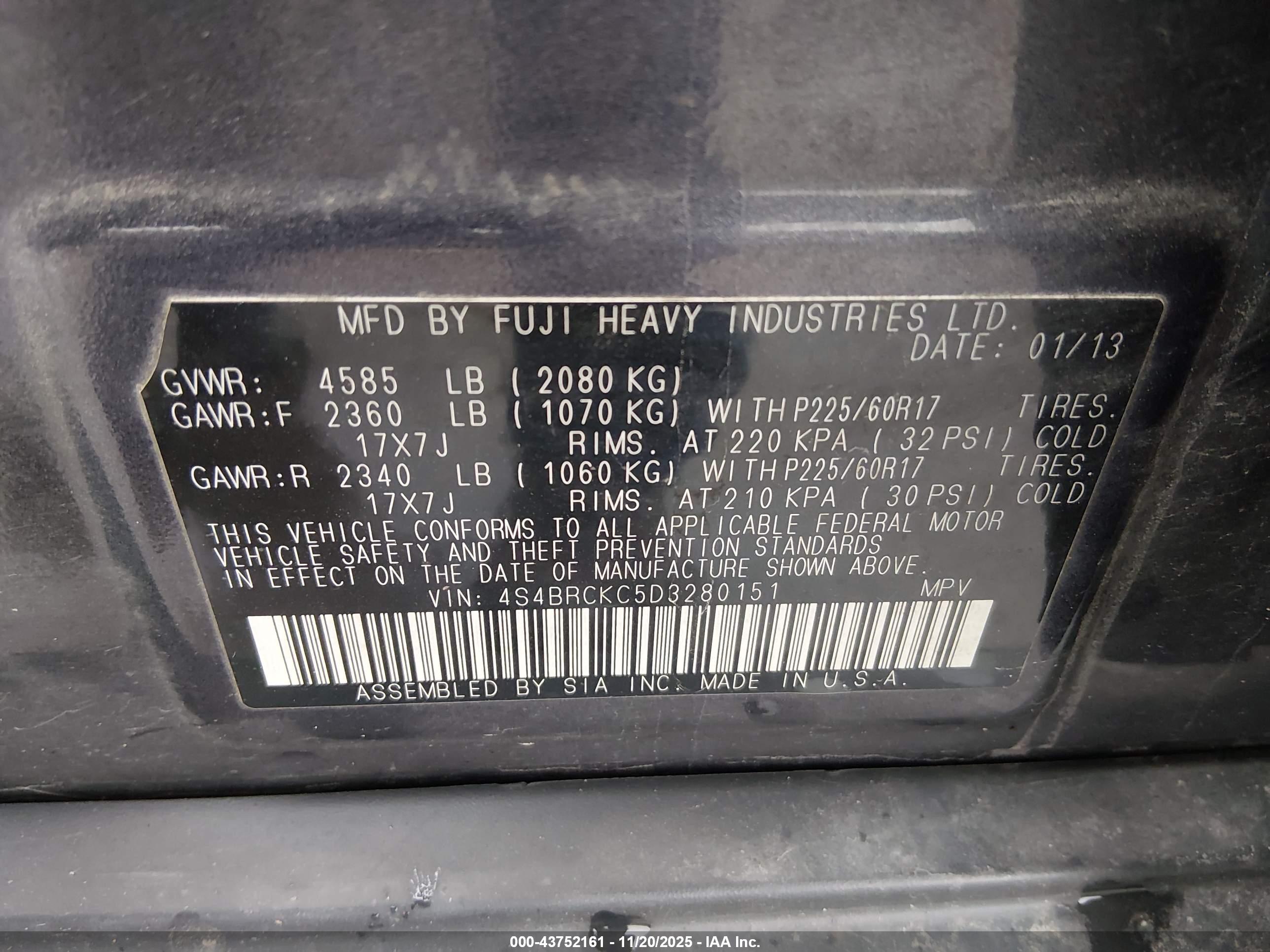 SUBARU OUTBACK image 9