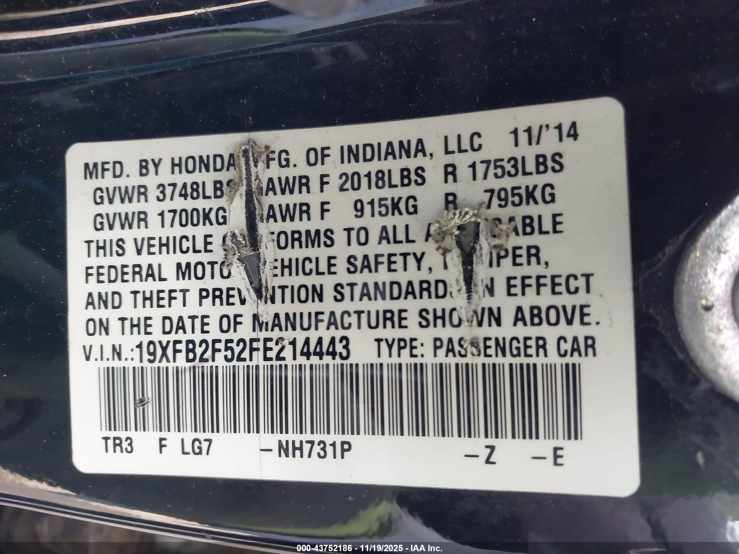HONDA CIVIC image 9