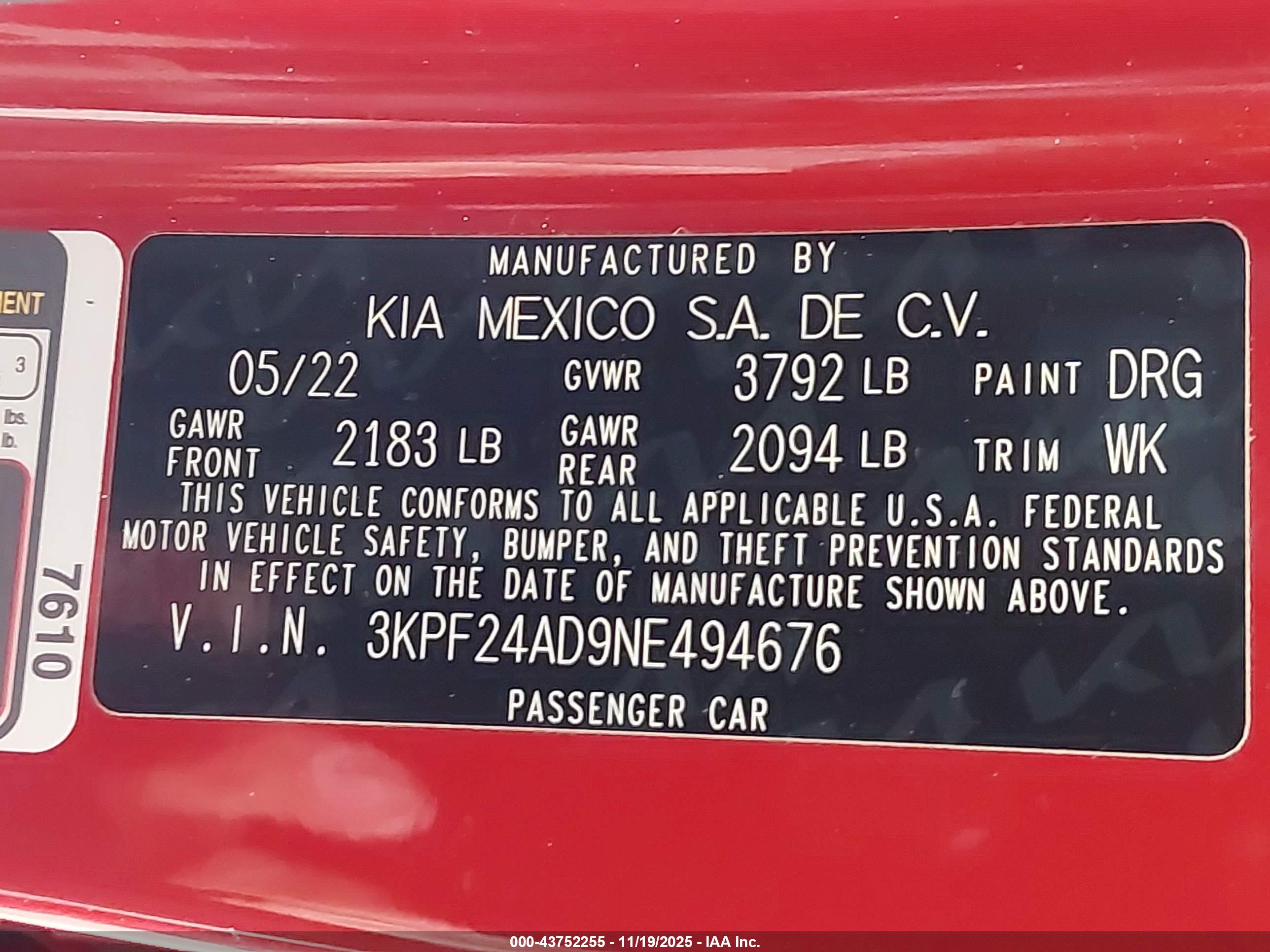 KIA FORTE image 9
