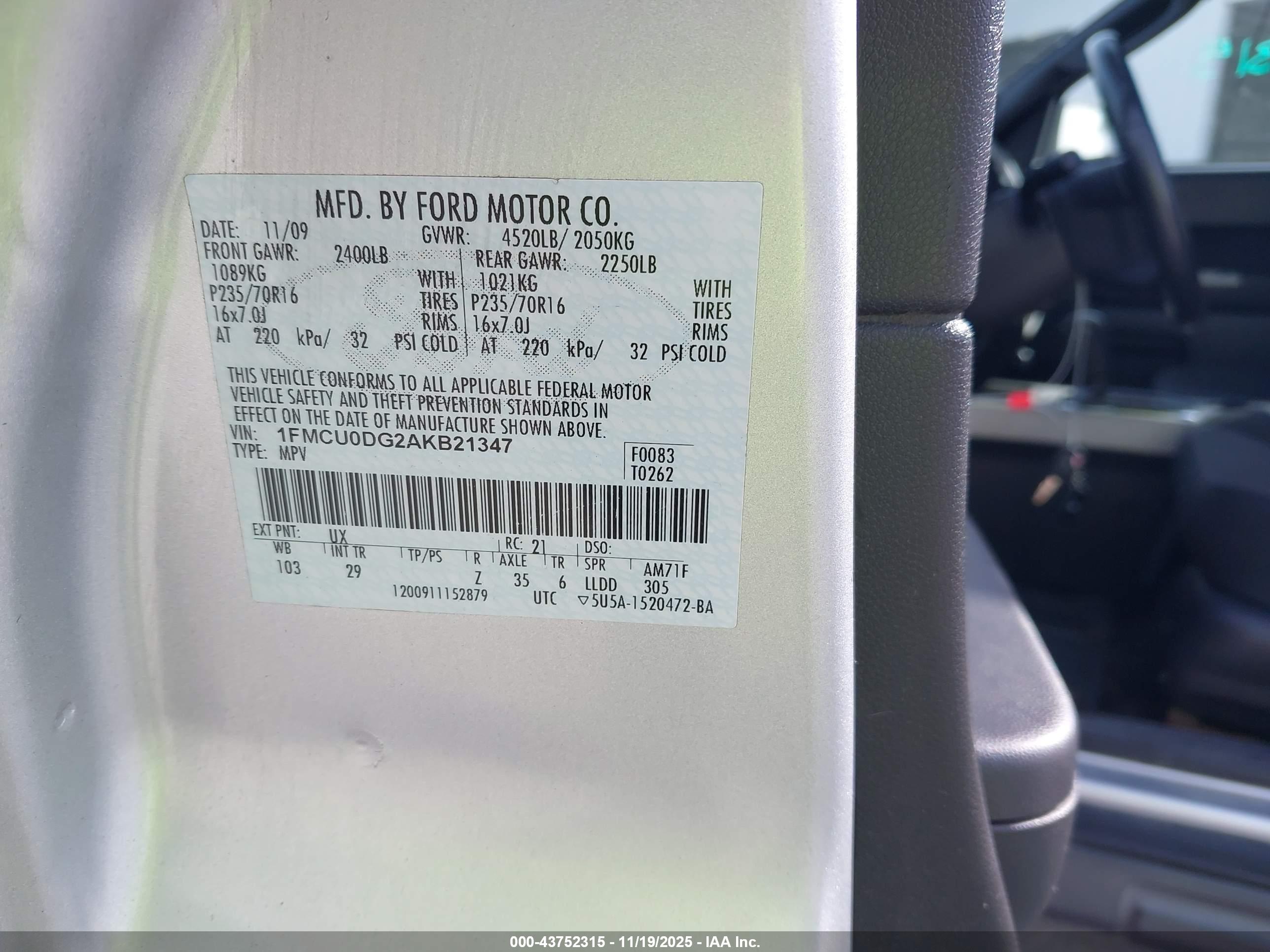 FORD ESCAPE image 9