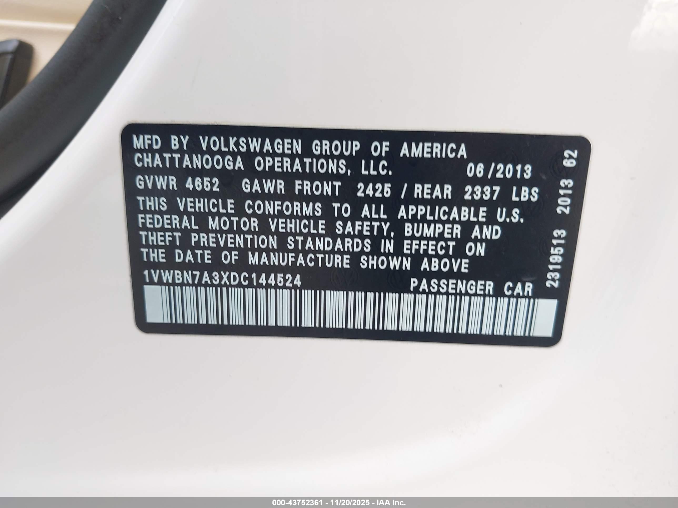 VOLKSWAGEN PASSAT image 9