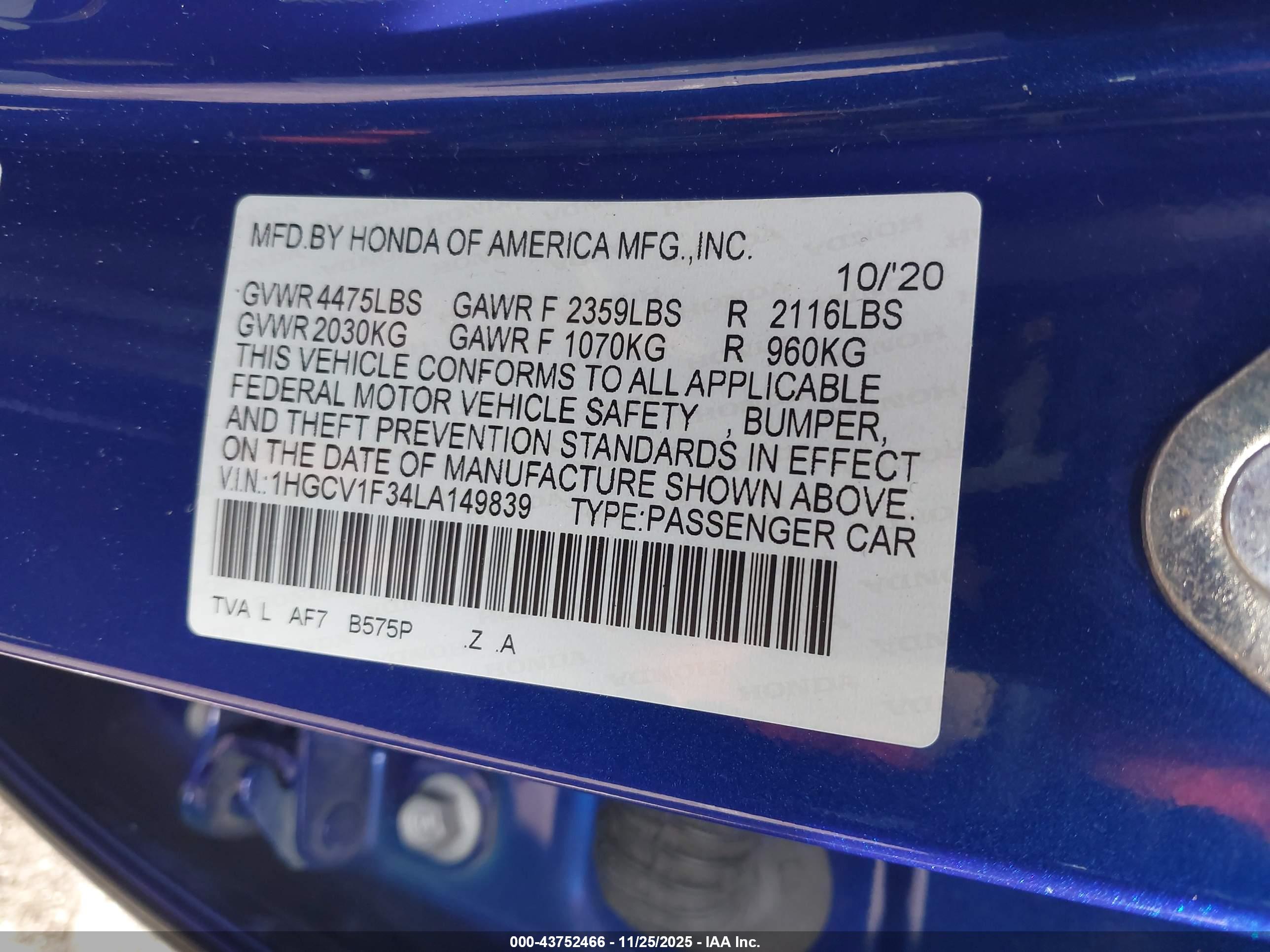 HONDA ACCORD image 9