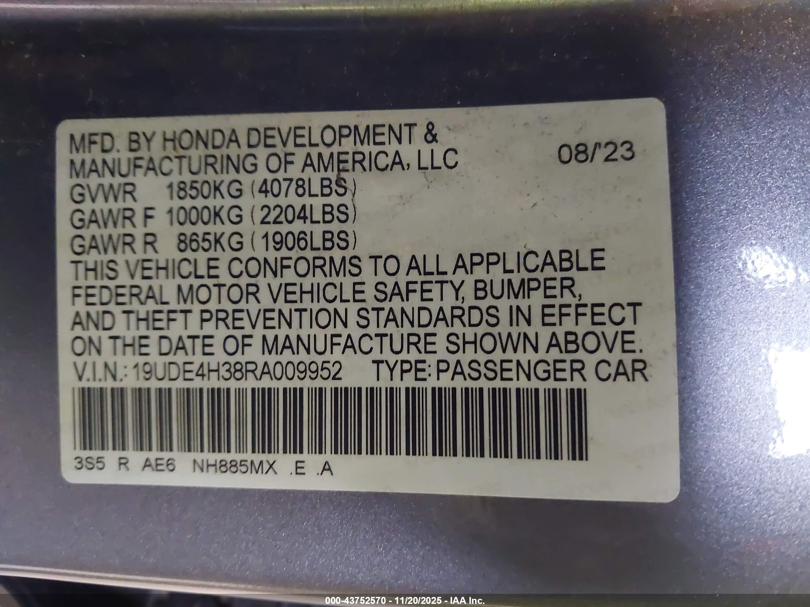 ACURA INTEGRA image 9