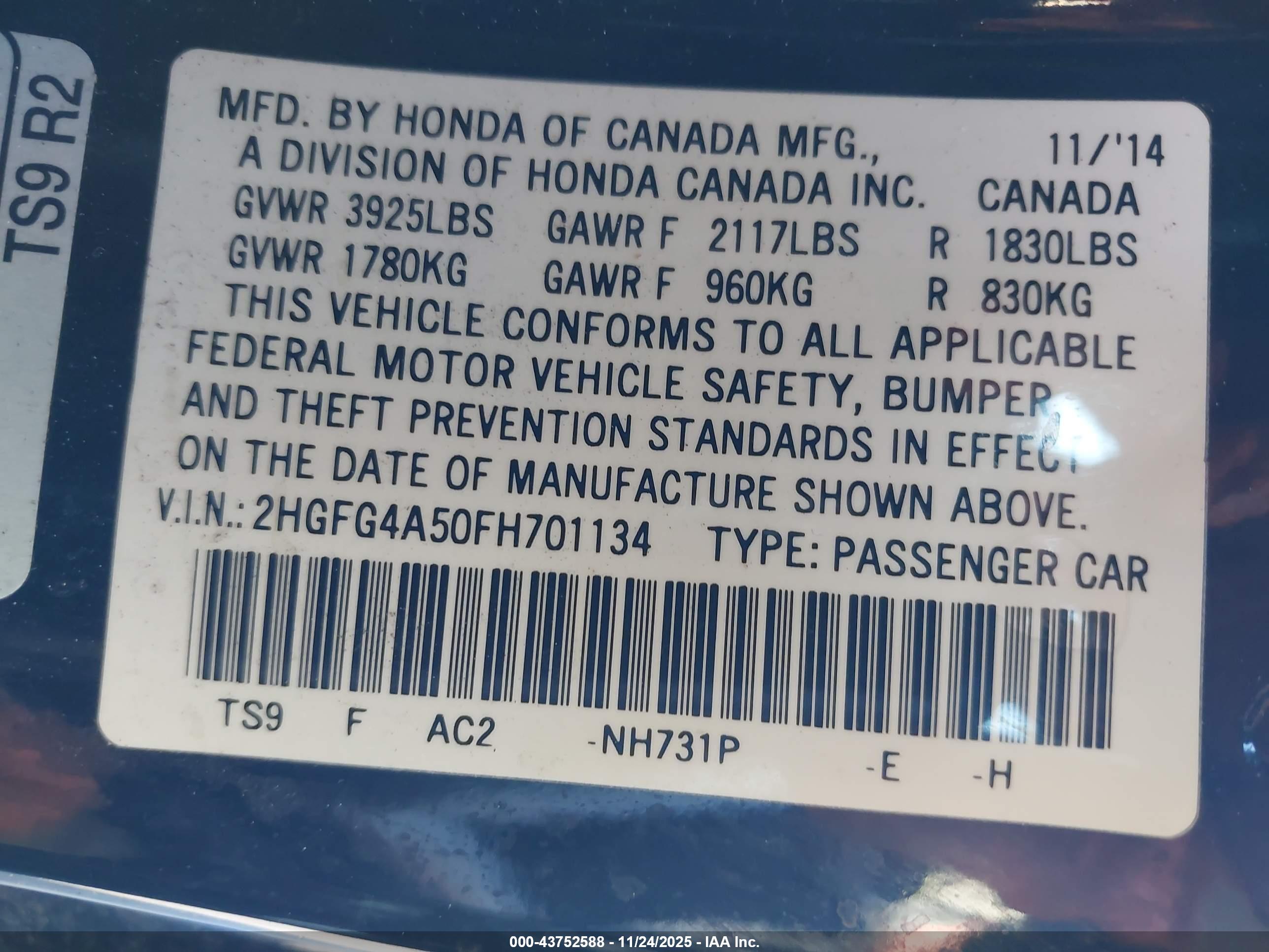 HONDA CIVIC image 9