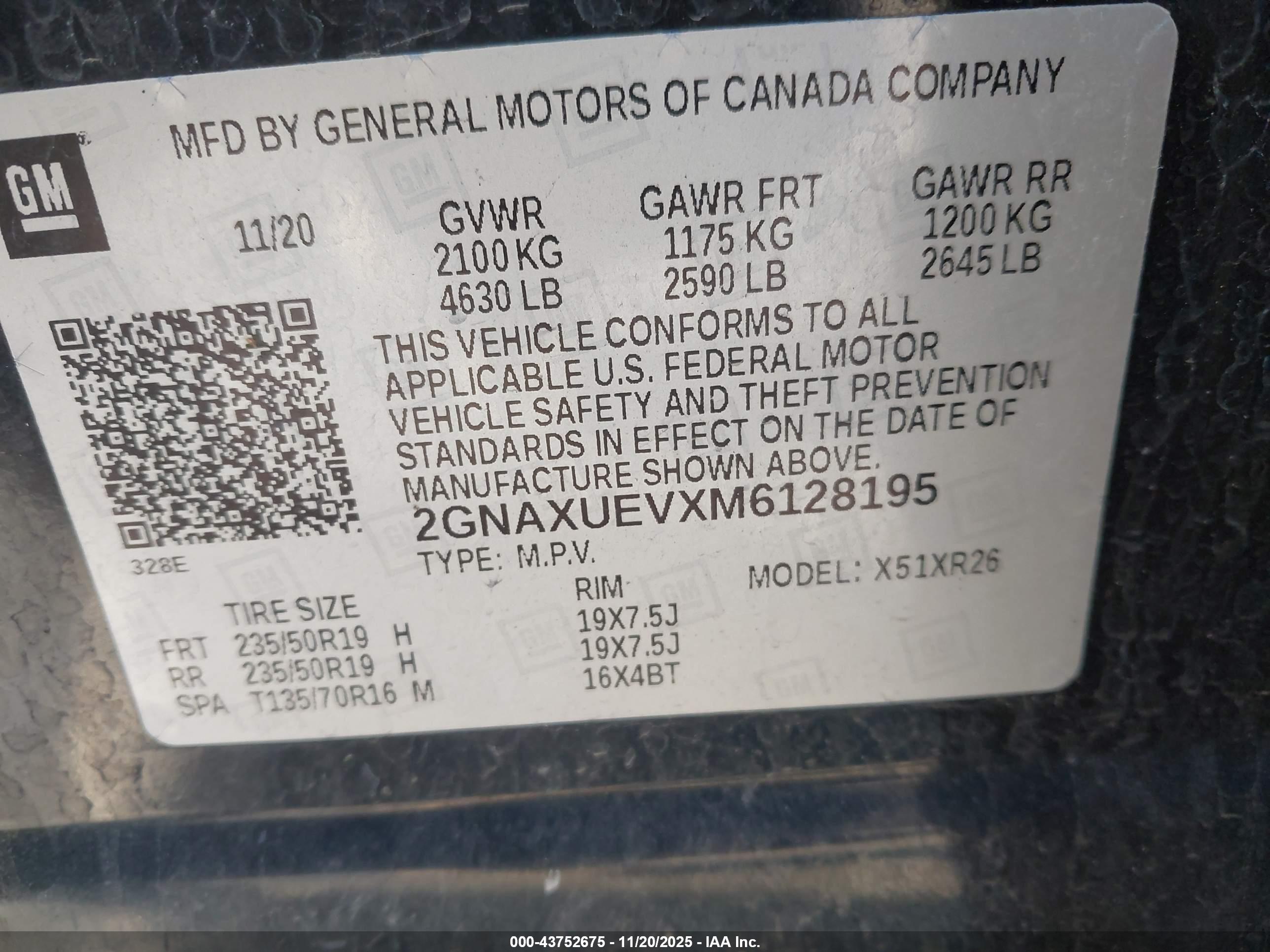 CHEVROLET EQUINOX image 9
