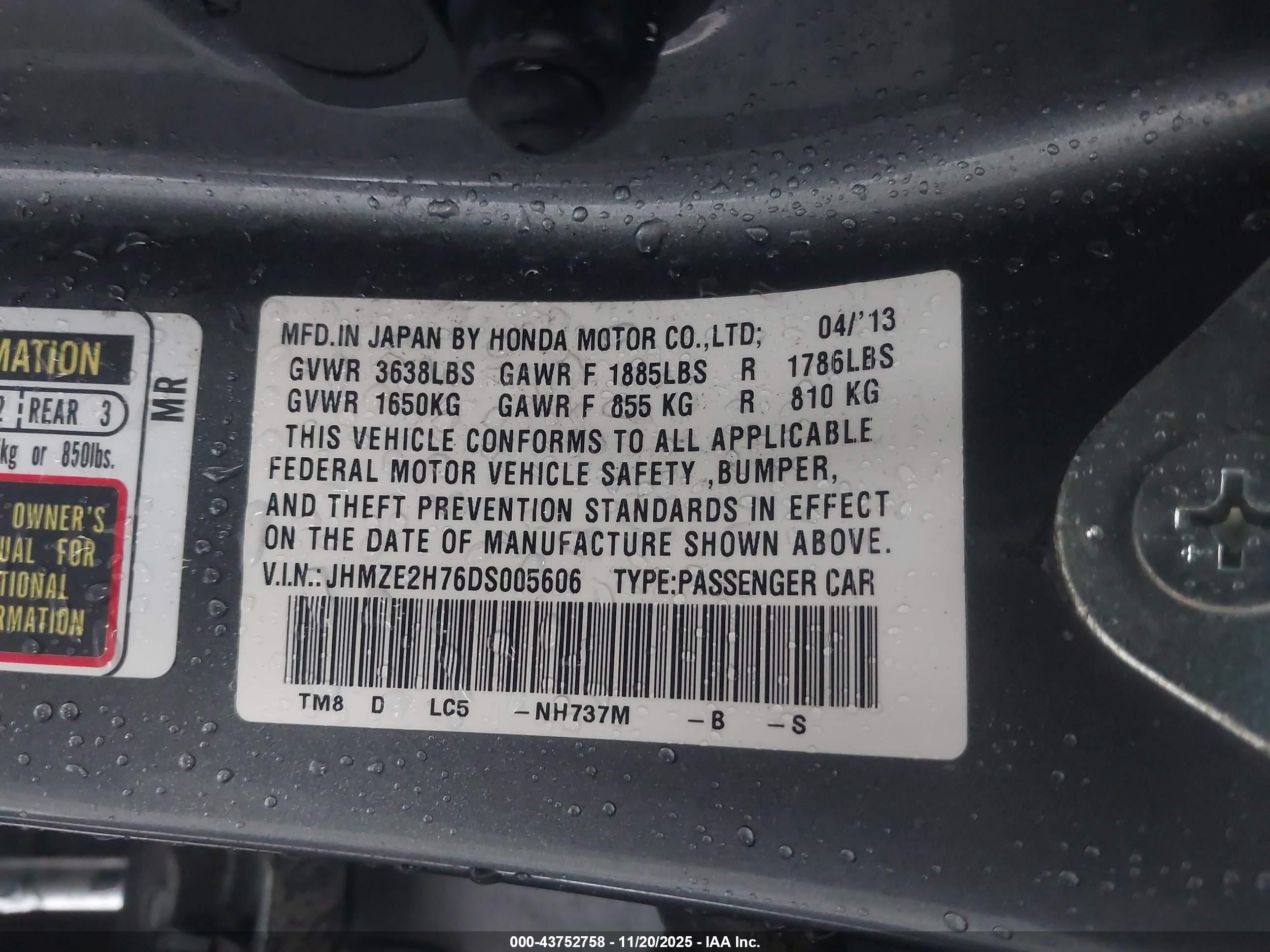 HONDA INSIGHT image 9