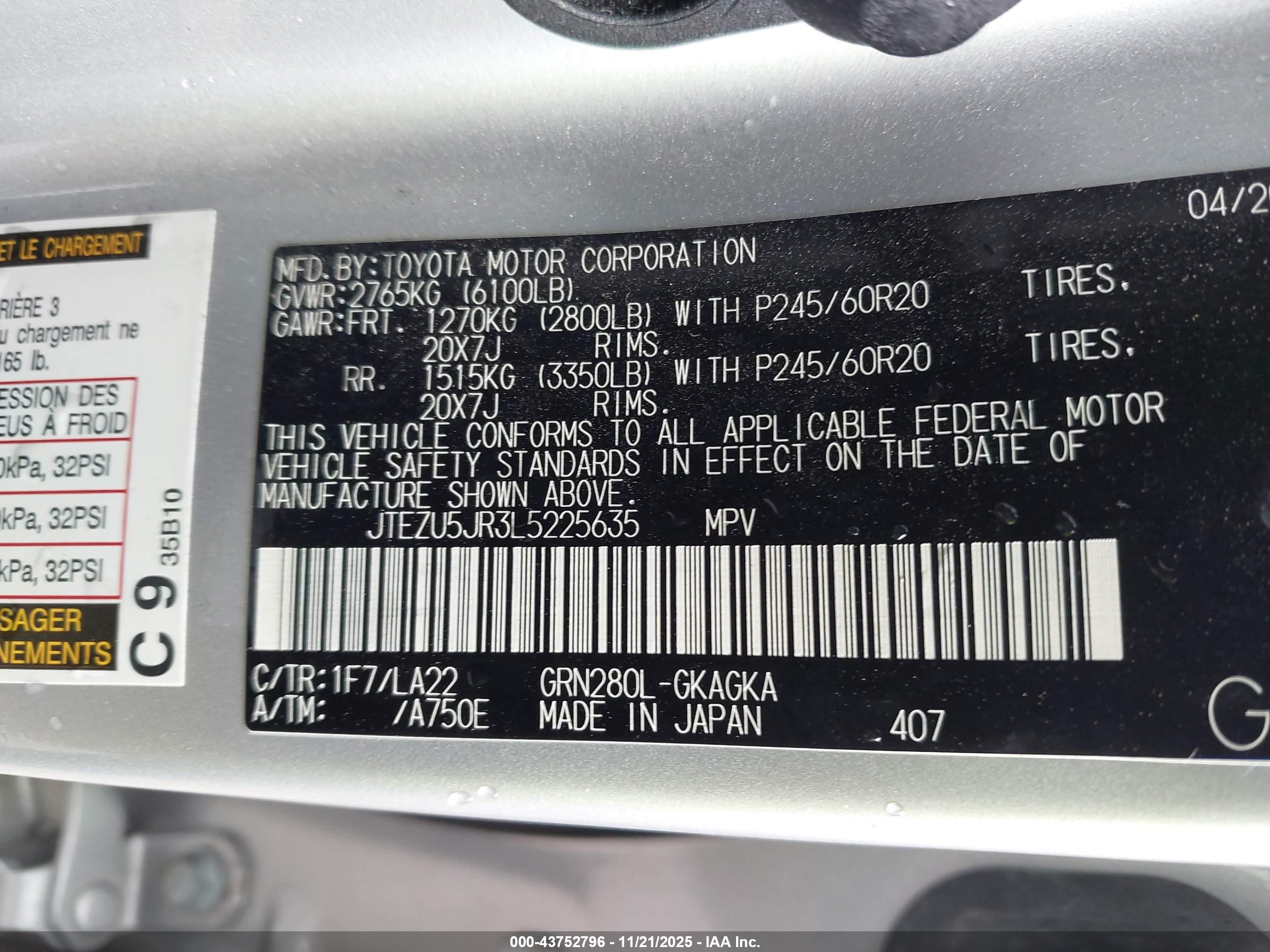 TOYOTA 4RUNNER image 9