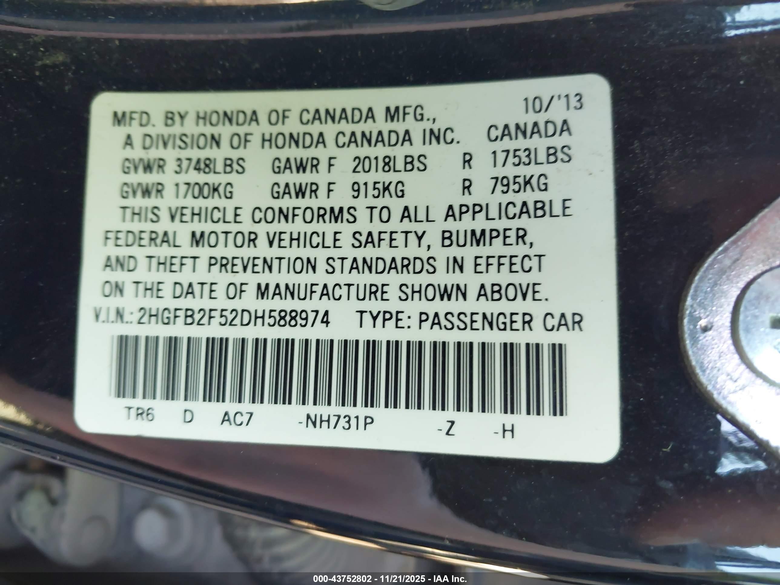 HONDA CIVIC image 9