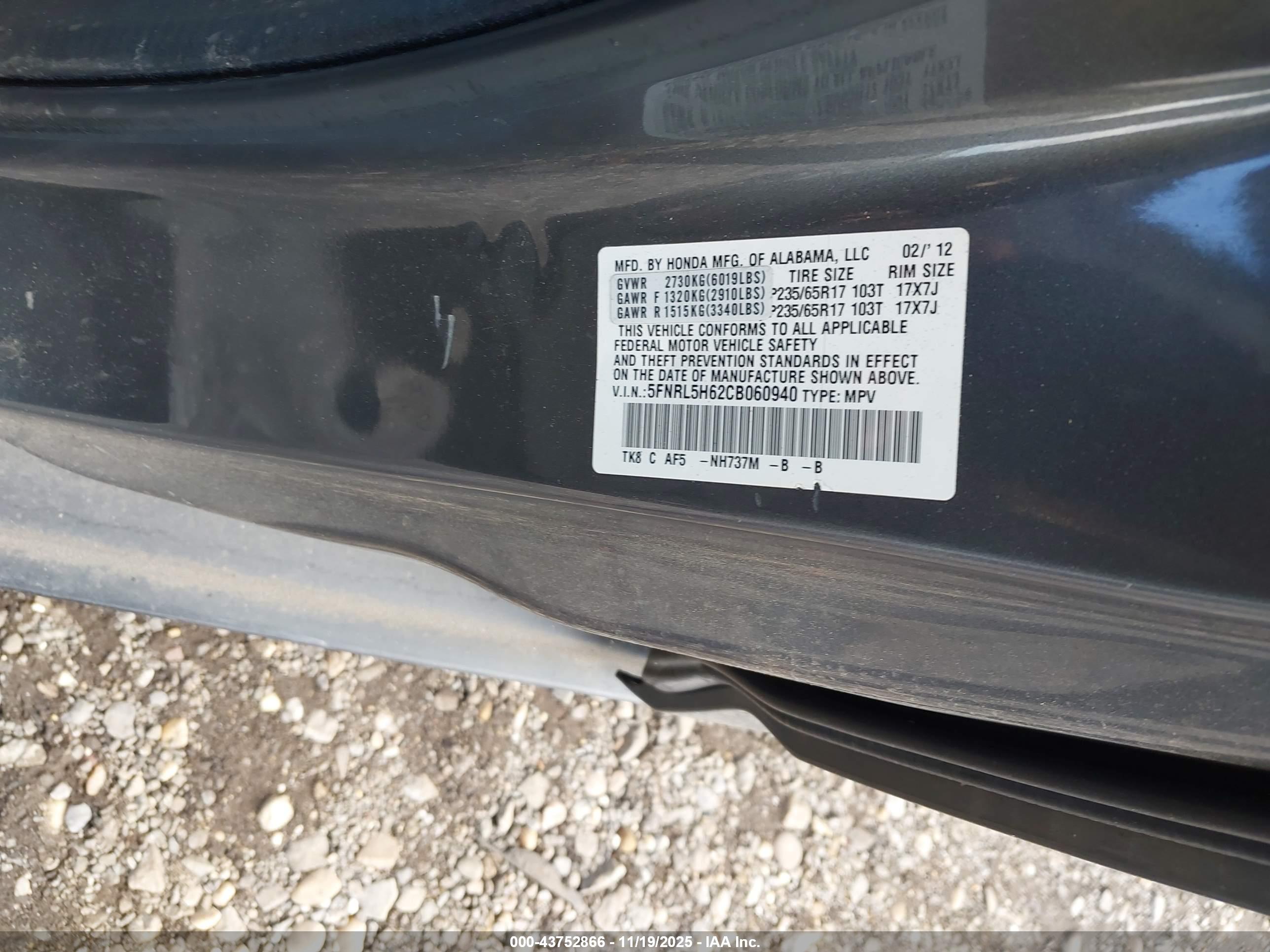 HONDA ODYSSEY image 9