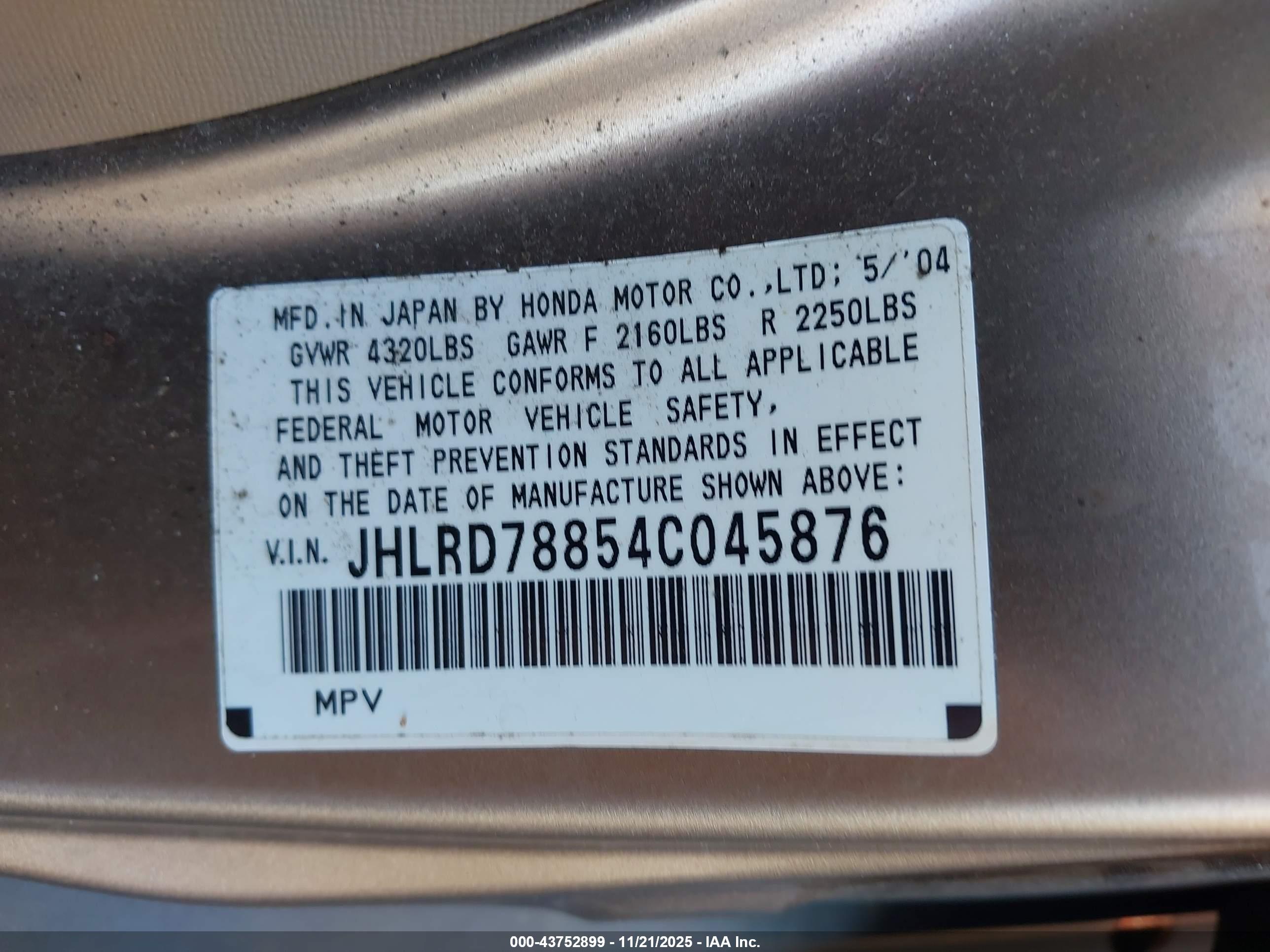 HONDA CR-V image 9
