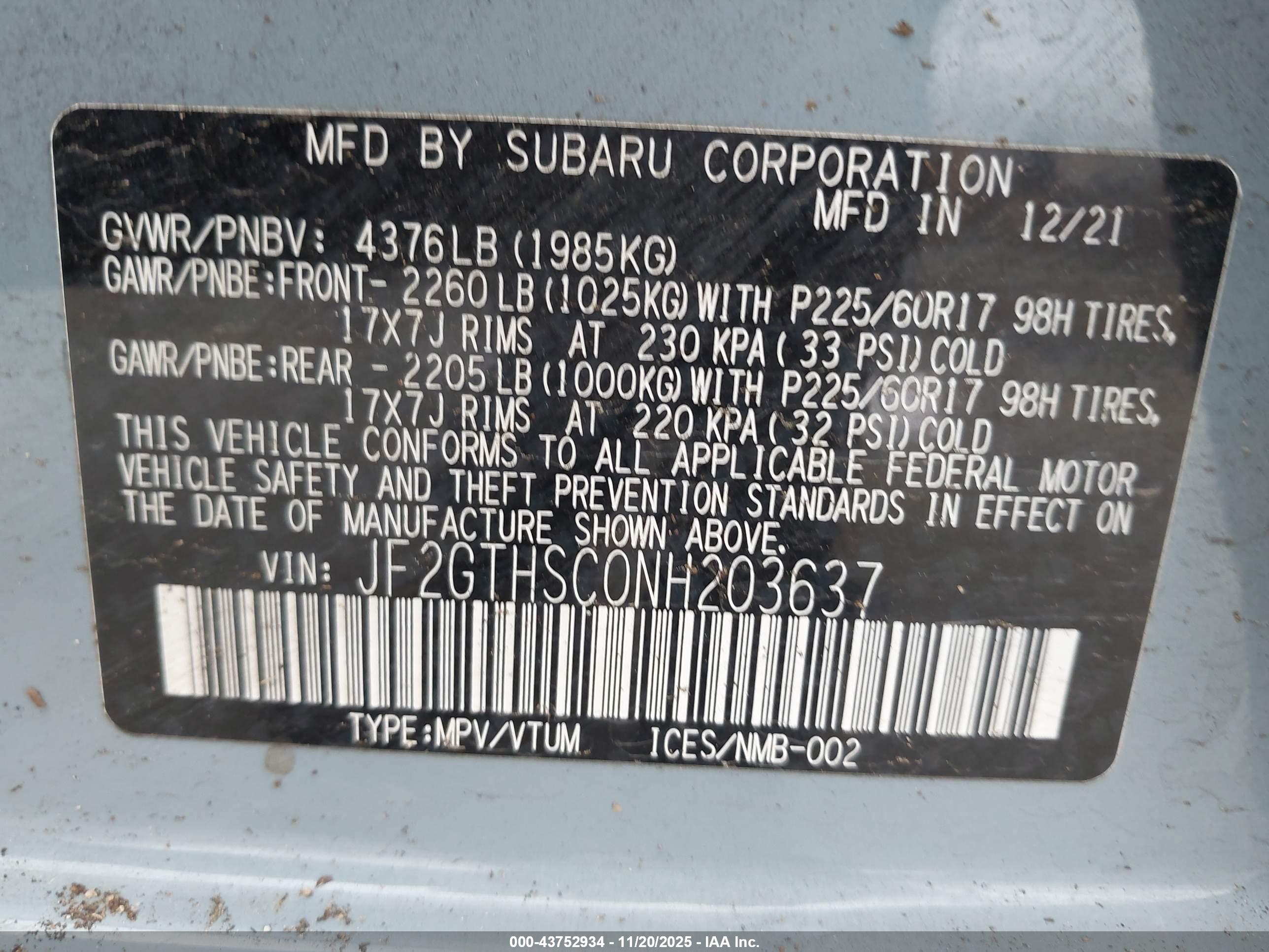 SUBARU CROSSTREK image 9