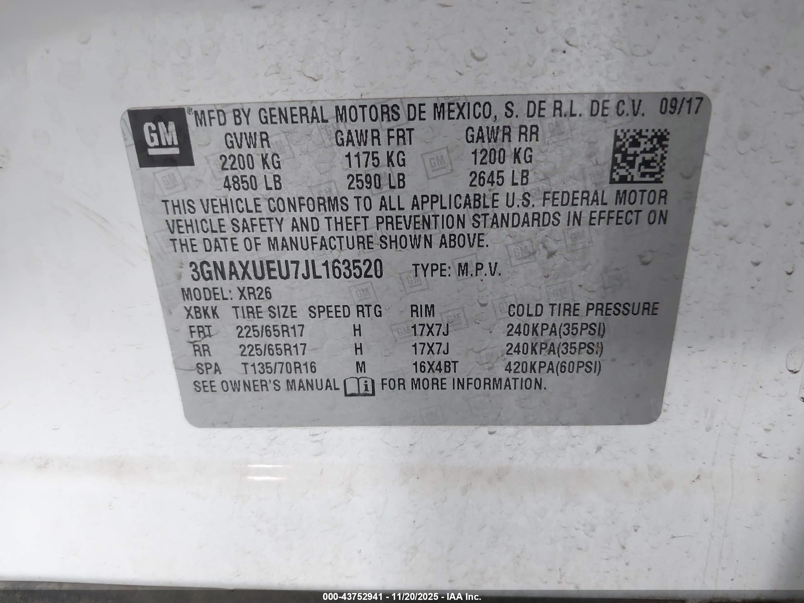 CHEVROLET EQUINOX image 9