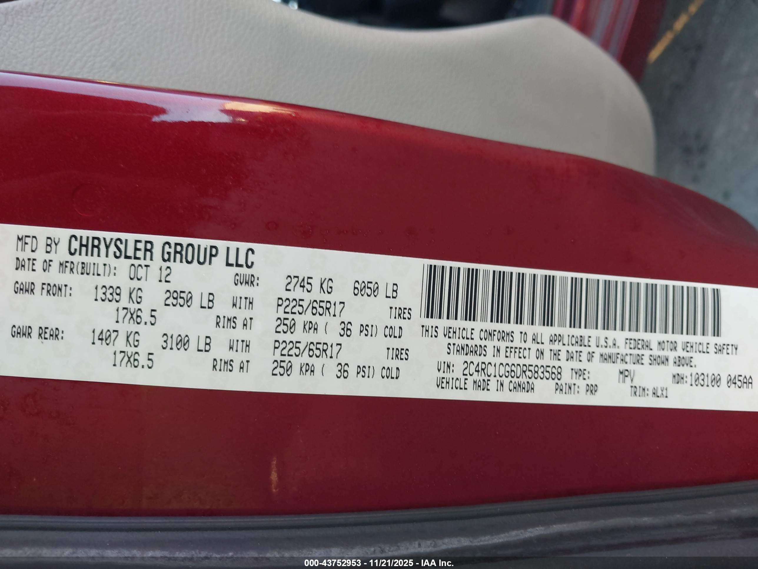 CHRYSLER TOWN image 9