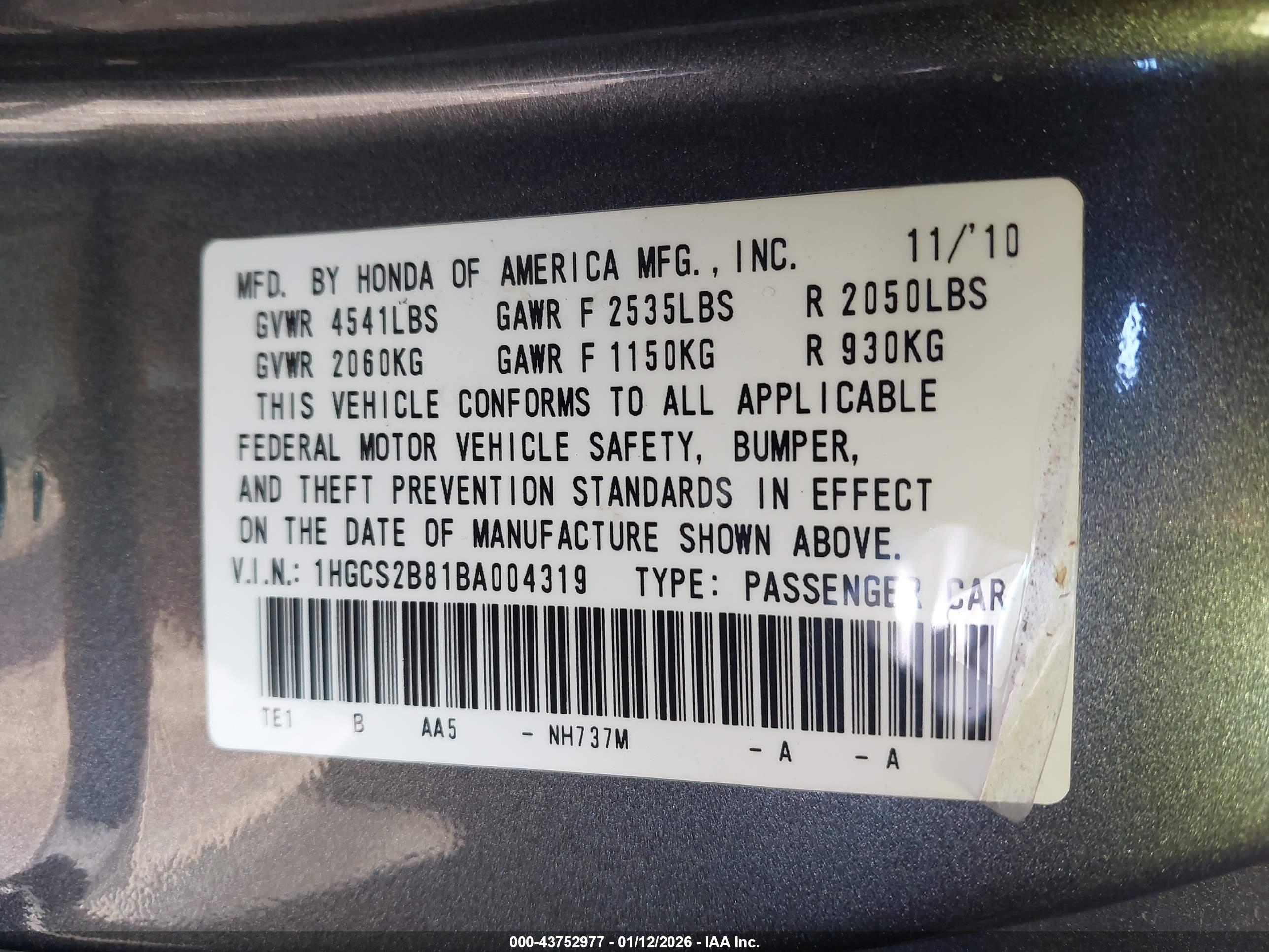 HONDA ACCORD image 9