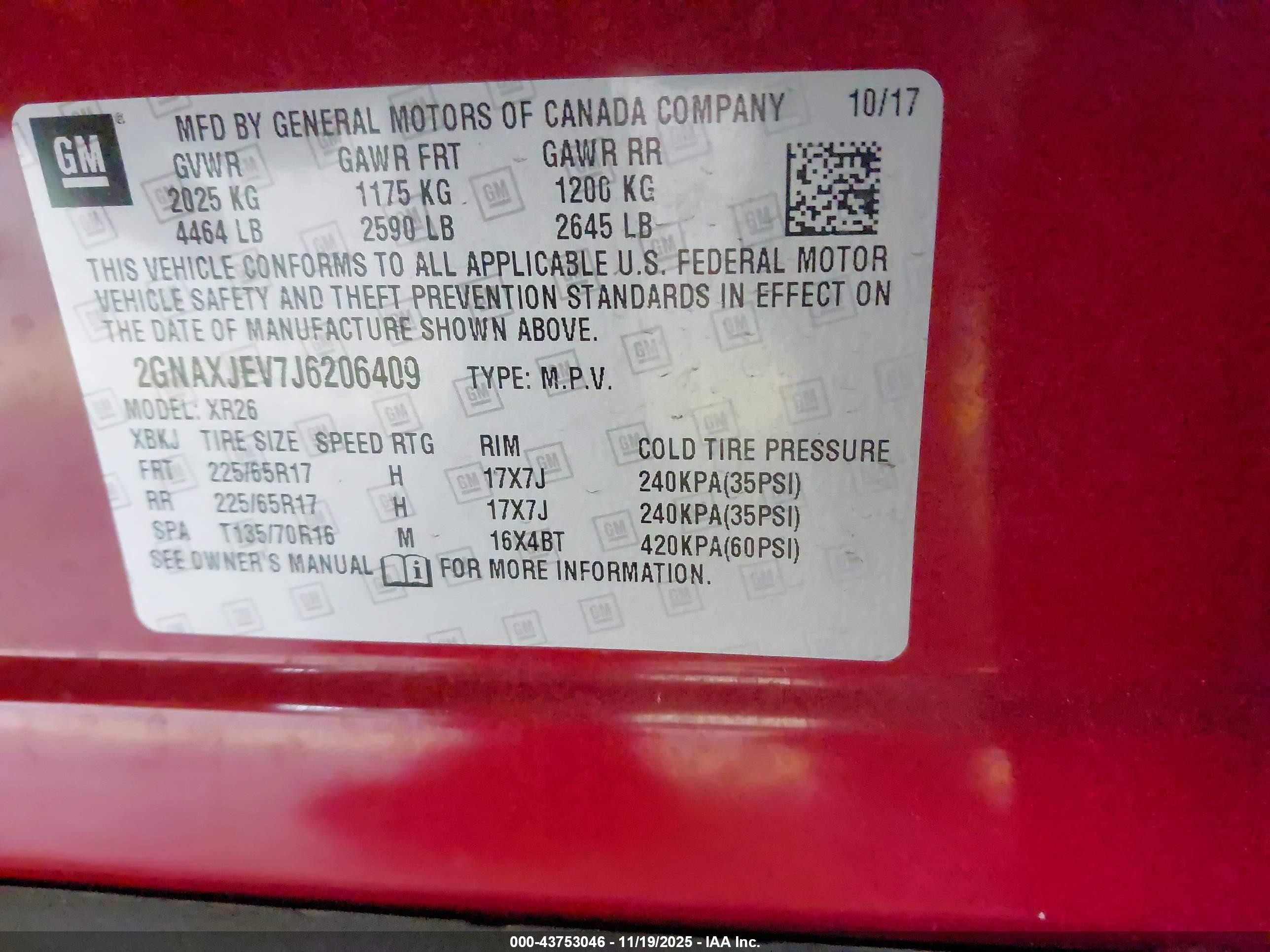 CHEVROLET EQUINOX image 9