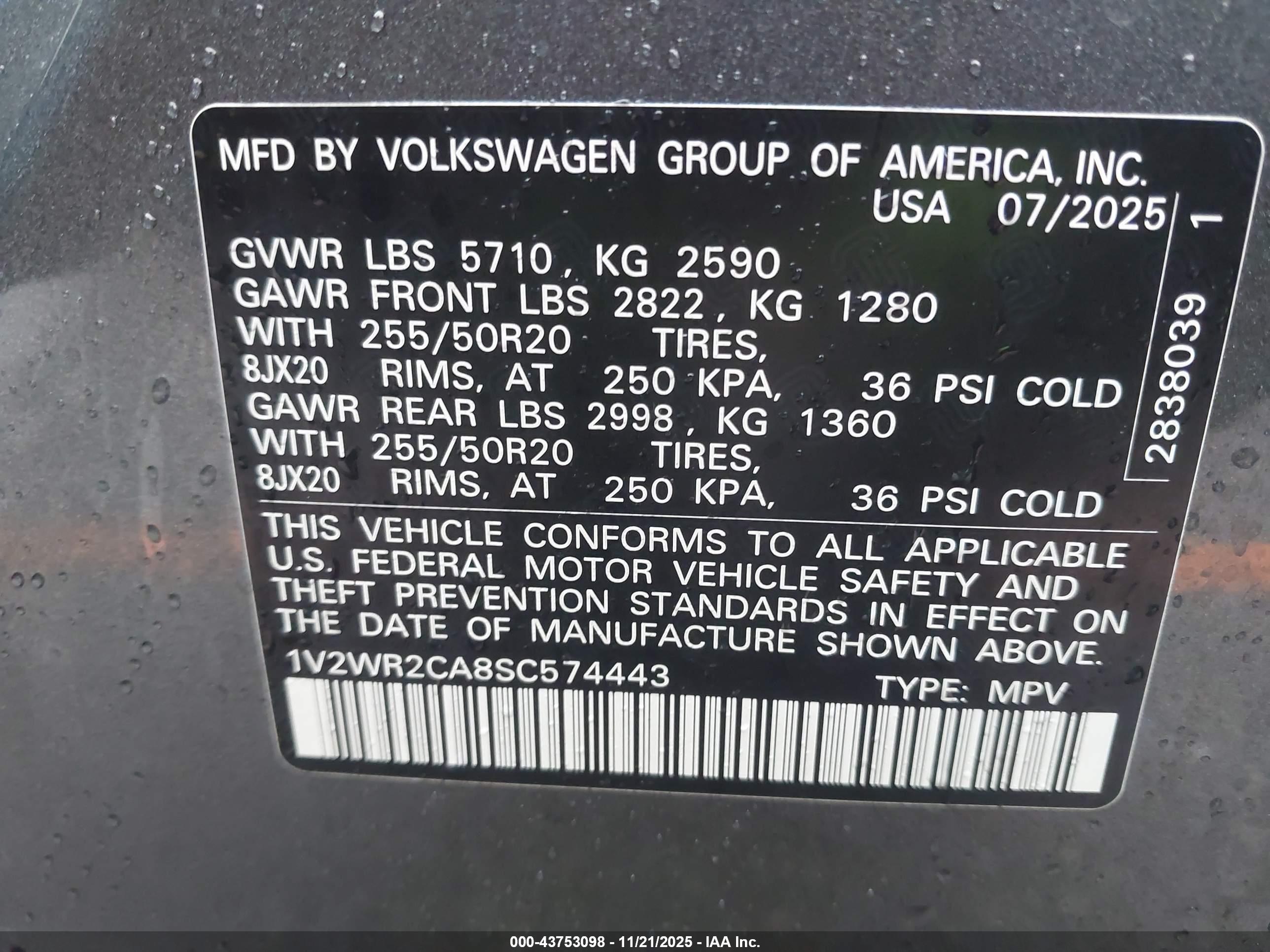 VOLKSWAGEN ATLAS image 9