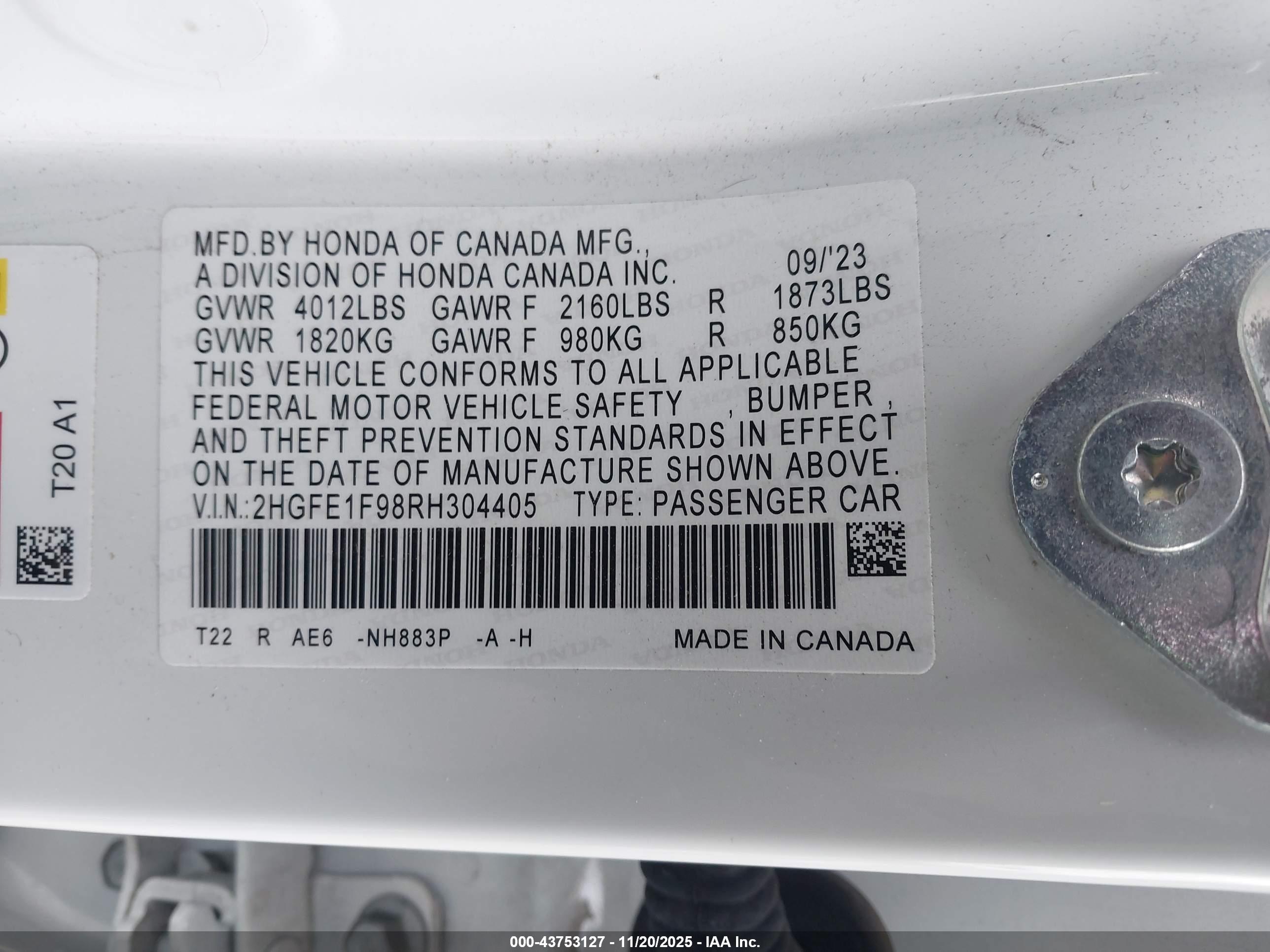 HONDA CIVIC image 9