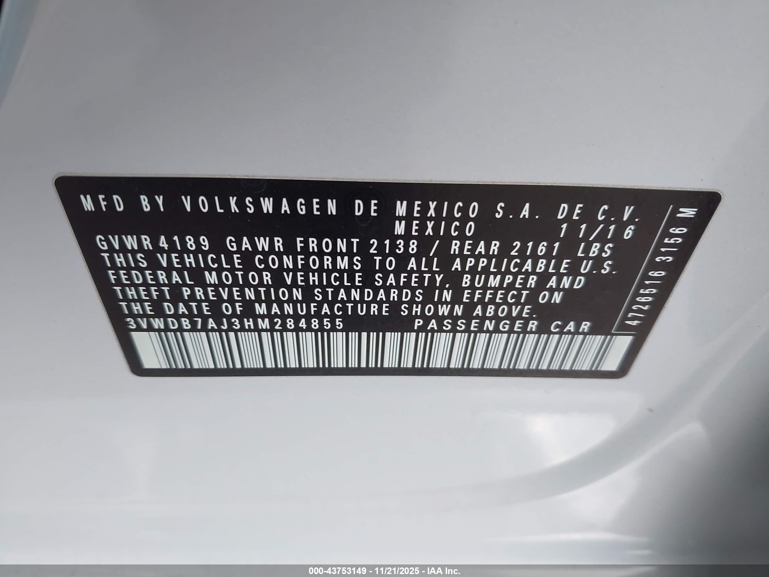 VOLKSWAGEN JETTA image 9