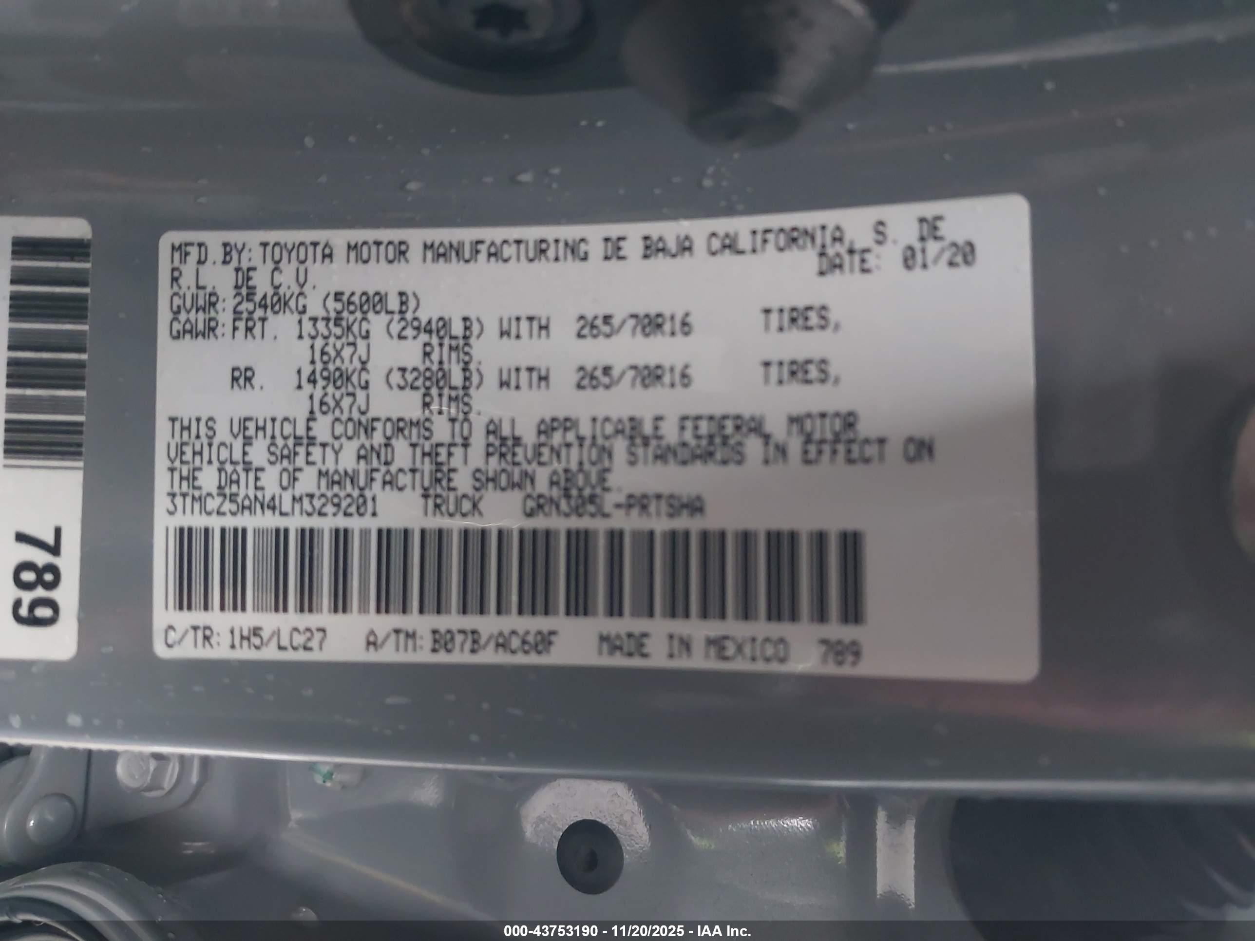 TOYOTA TACOMA image 9