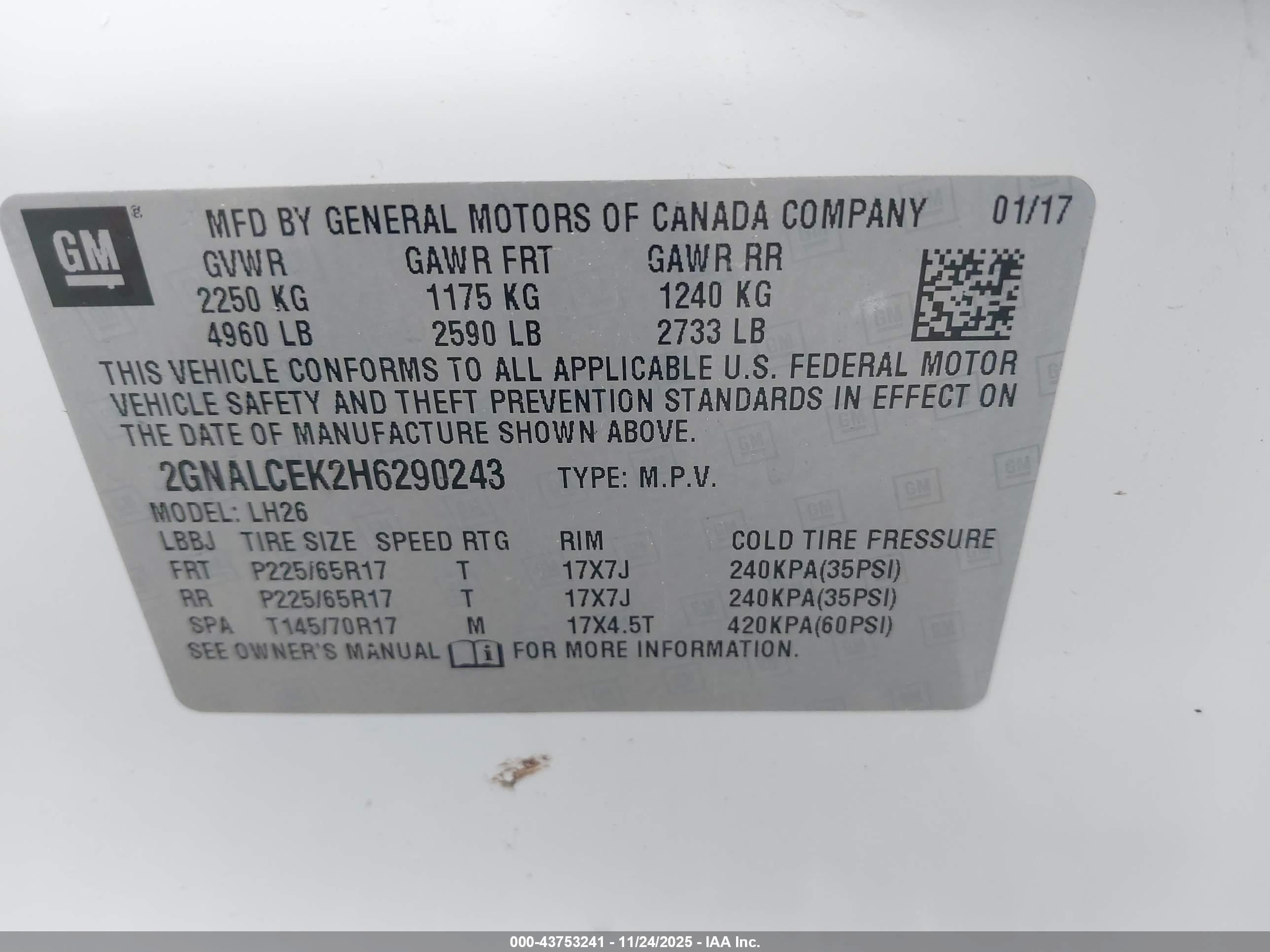 CHEVROLET EQUINOX image 9