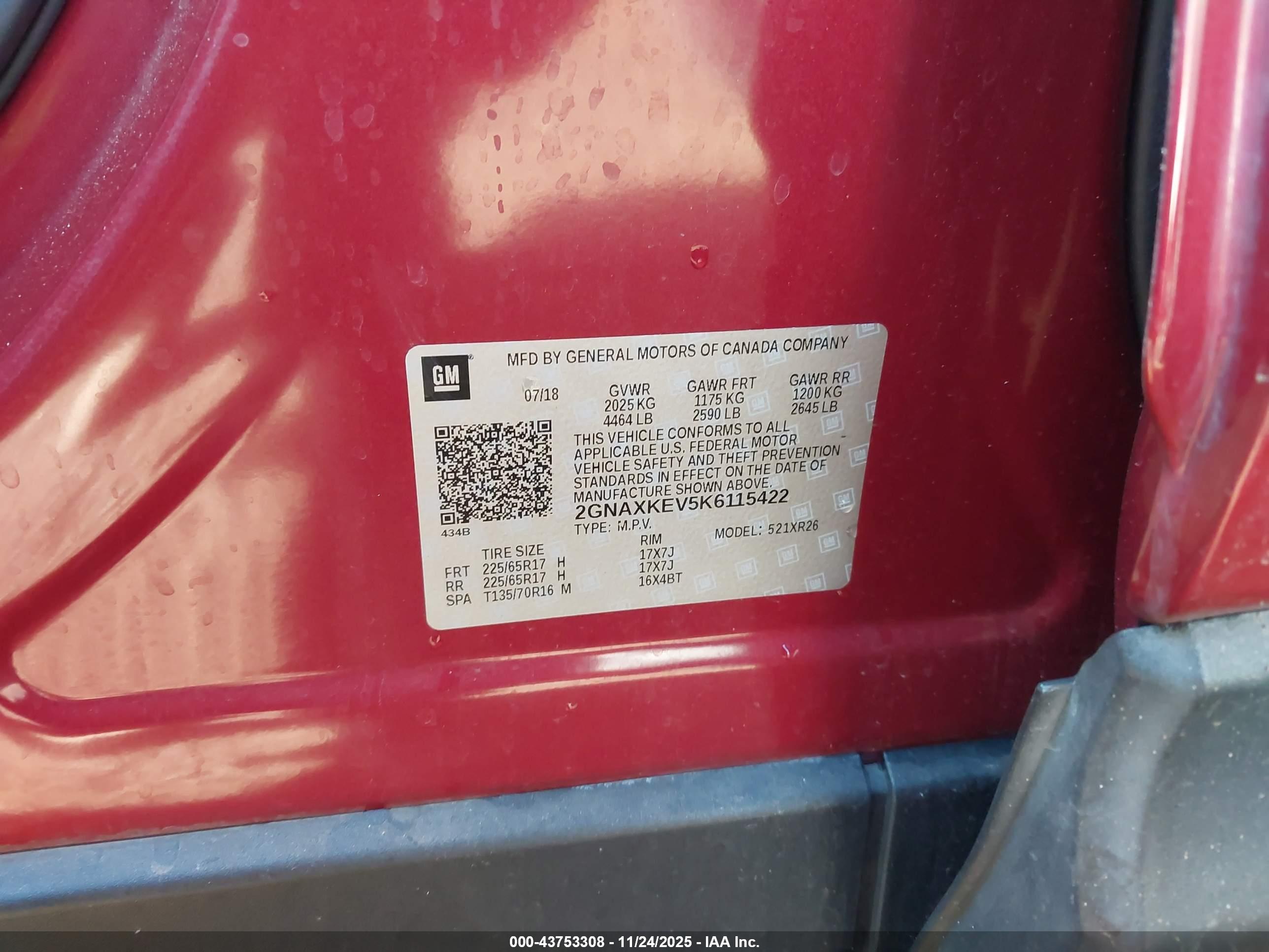 CHEVROLET EQUINOX image 9