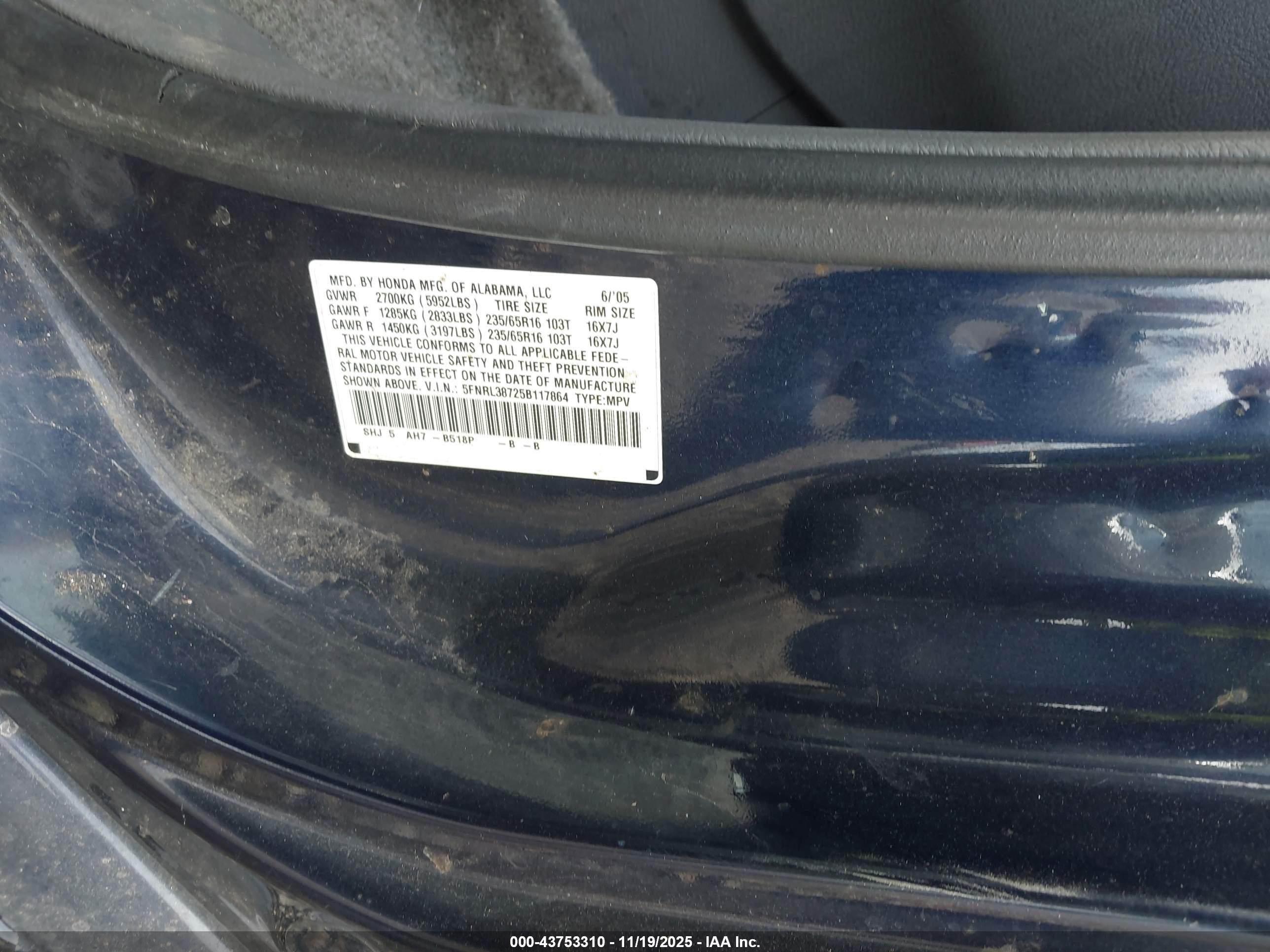 HONDA ODYSSEY image 9