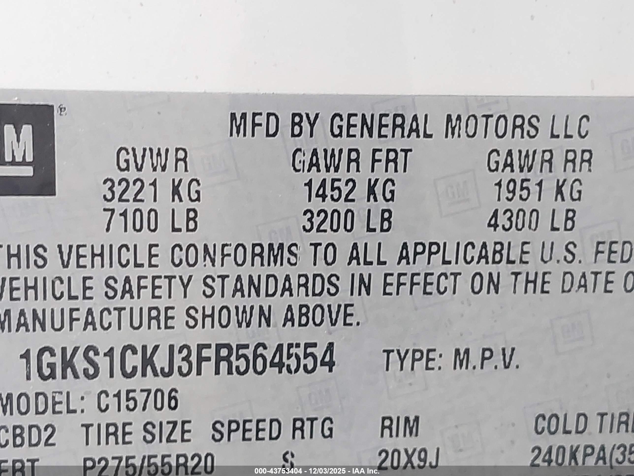 GMC YUKON image 9