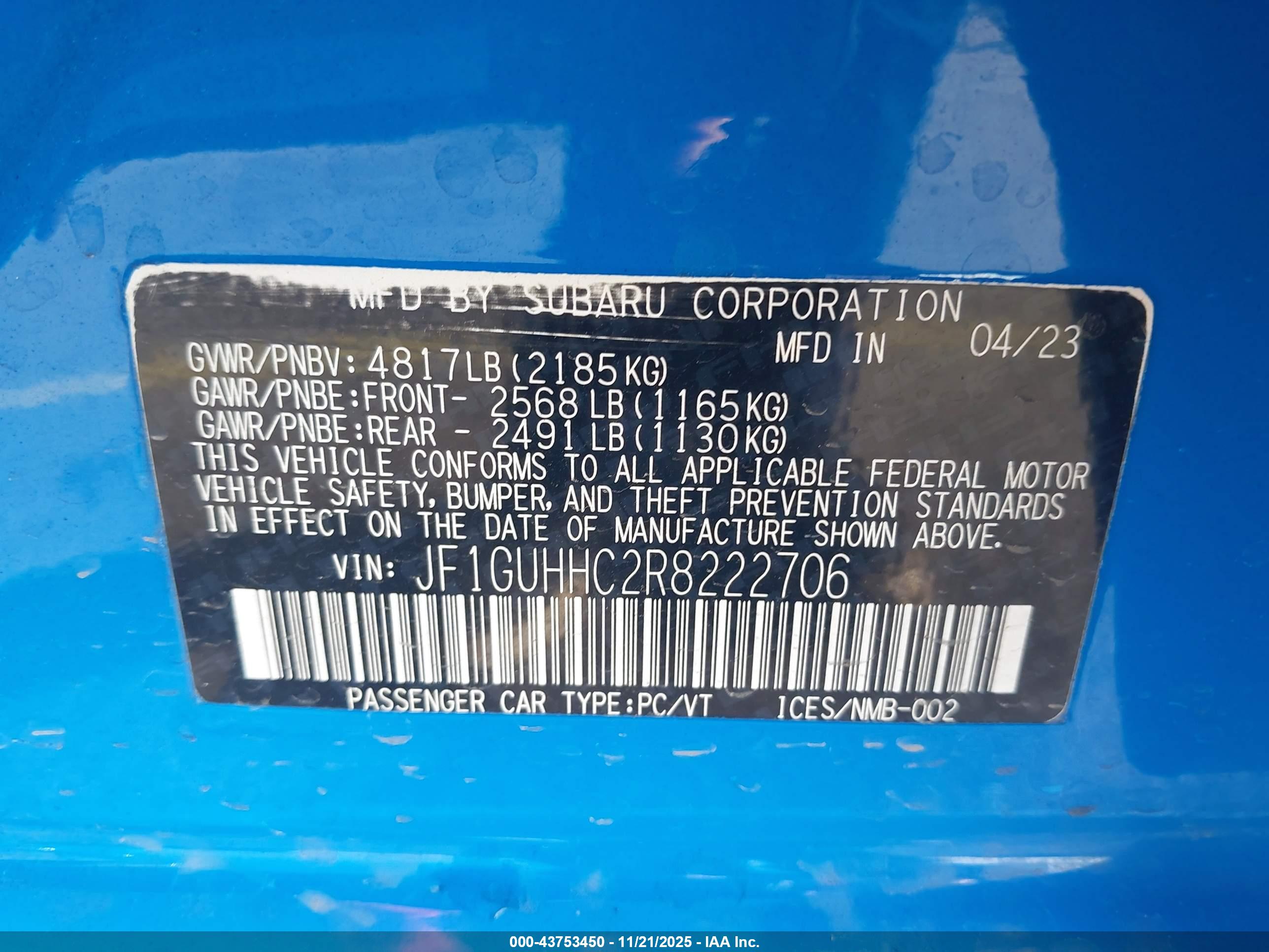 SUBARU IMPREZA image 9
