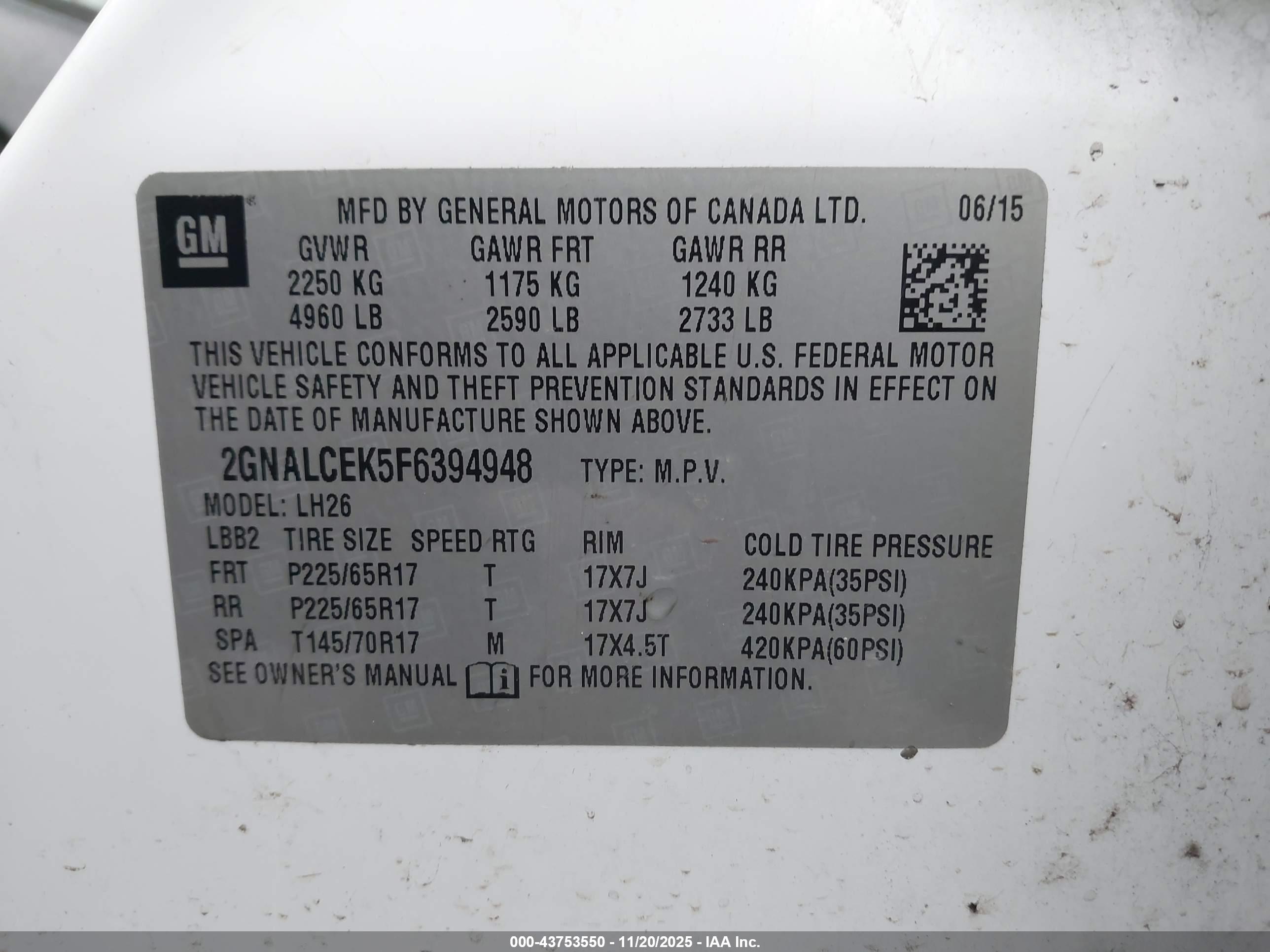 CHEVROLET EQUINOX image 9
