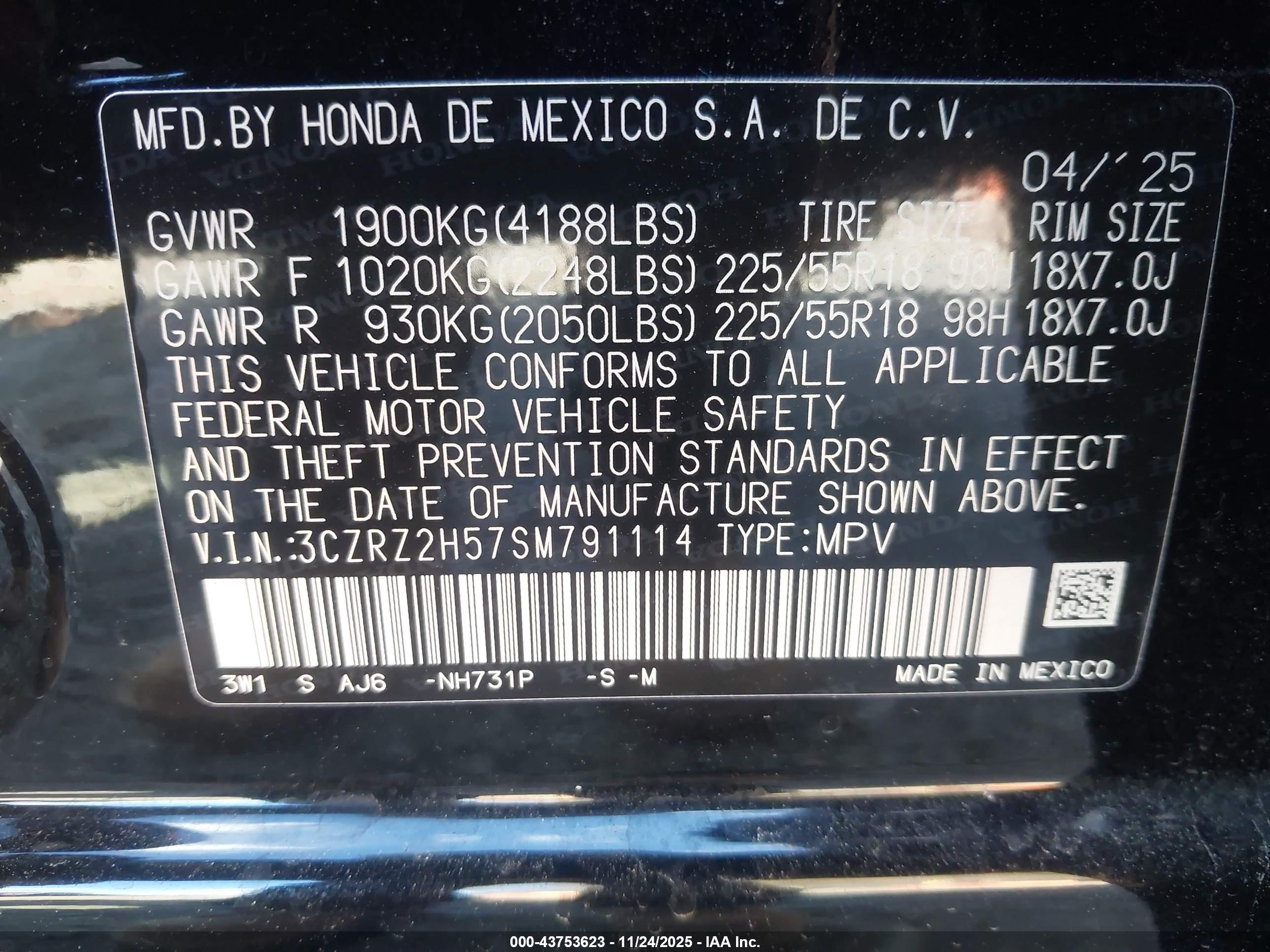 HONDA HR-V image 9