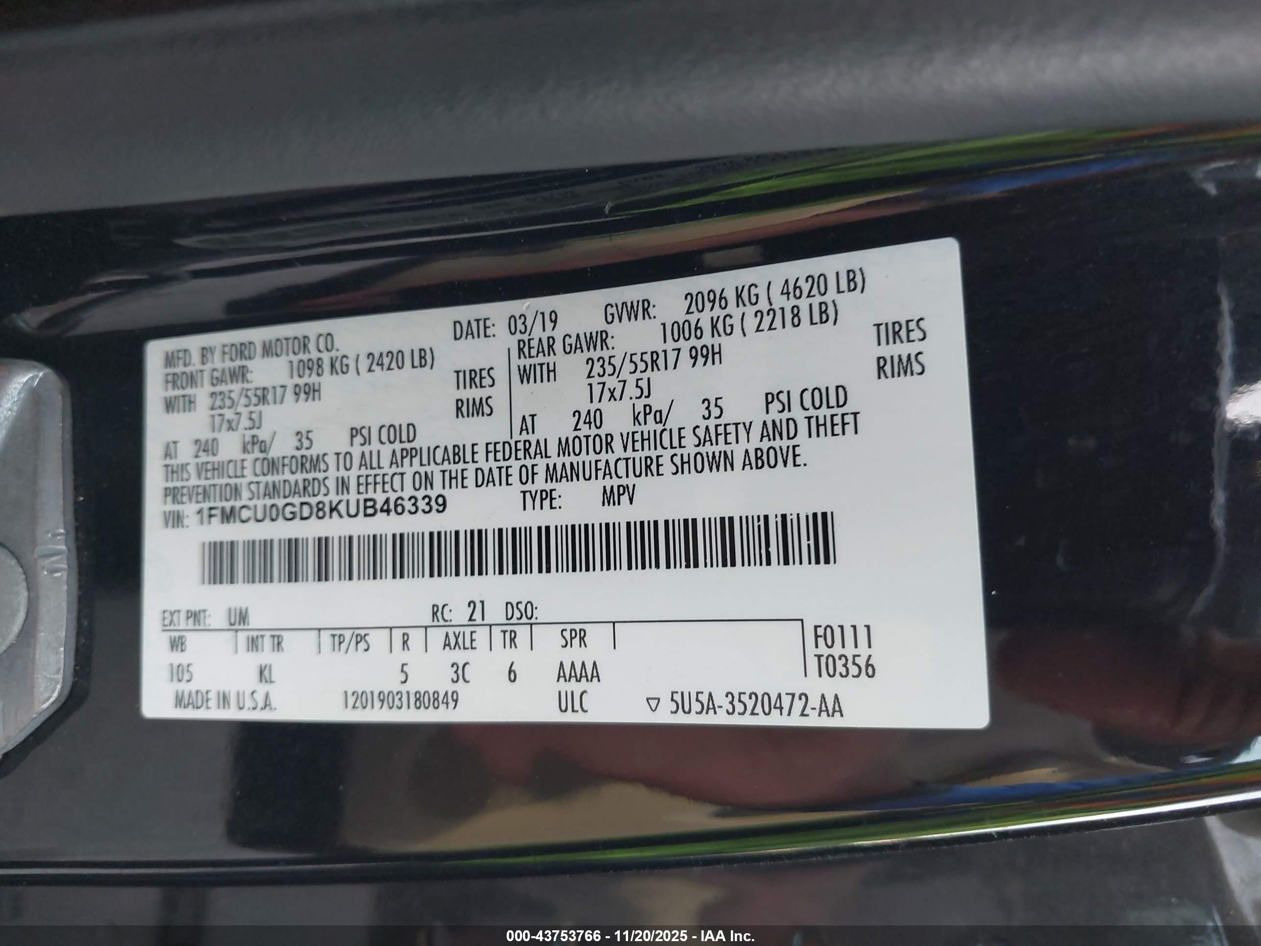 FORD ESCAPE image 9