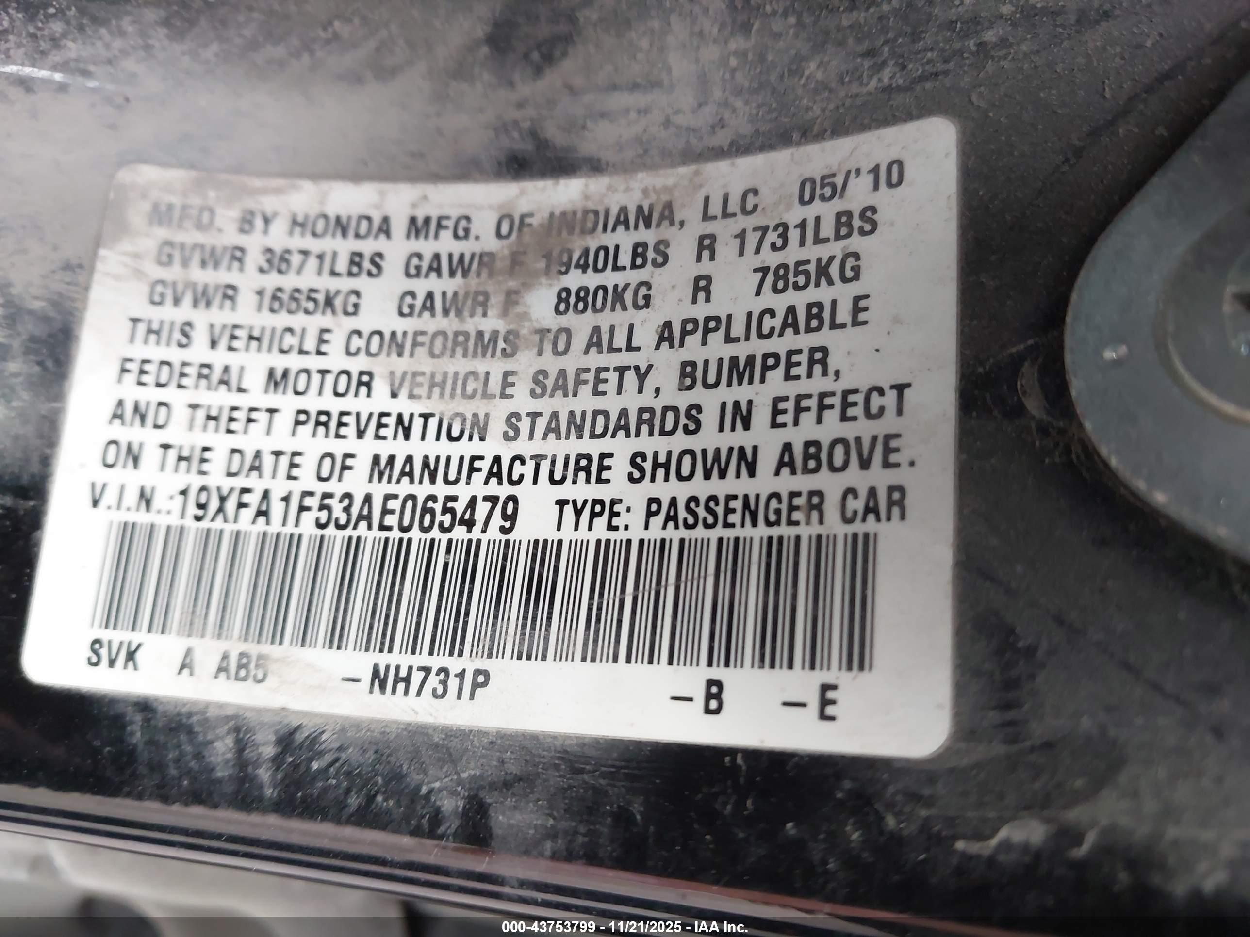 HONDA CIVIC image 9