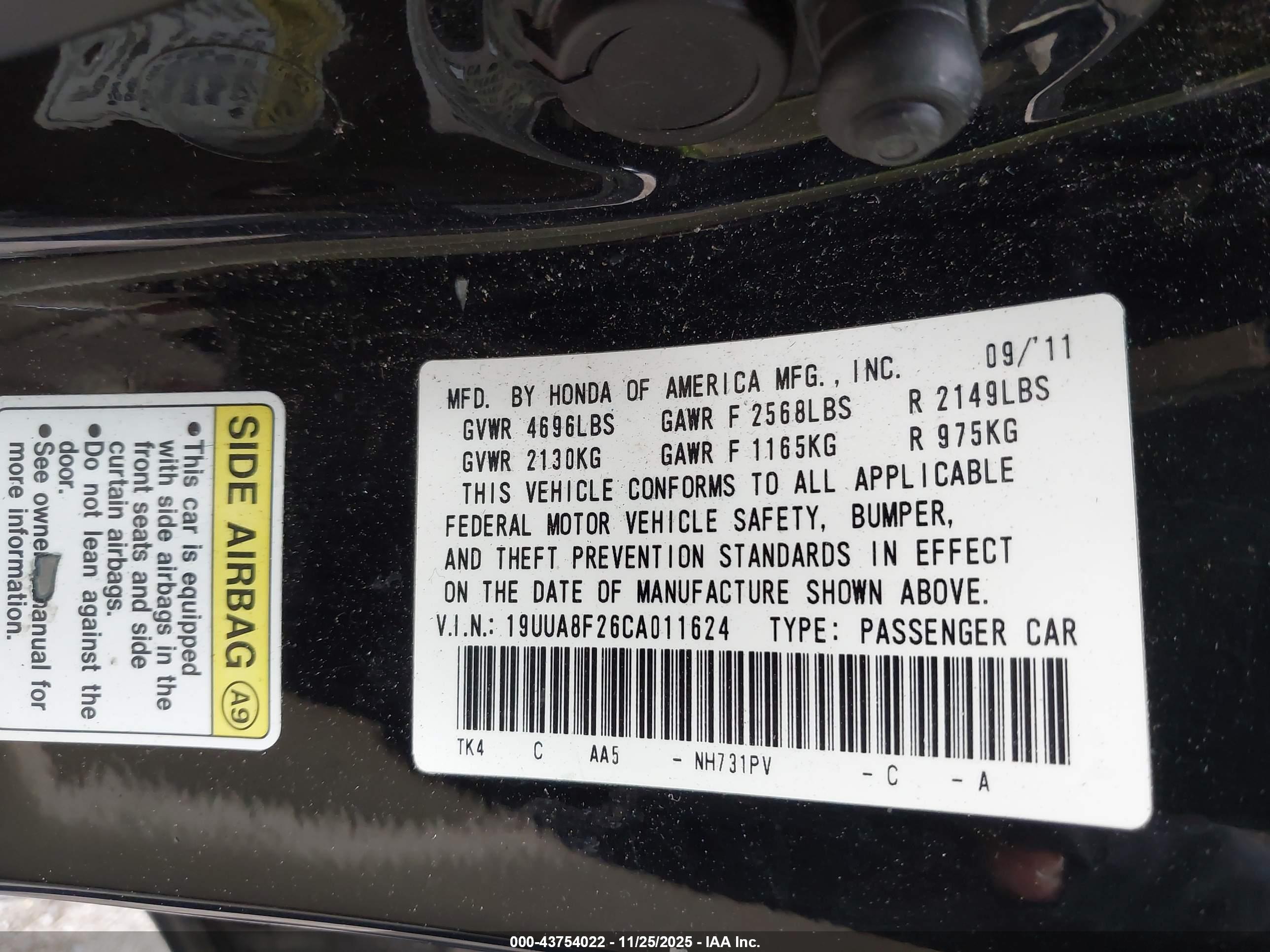 ACURA TL image 9