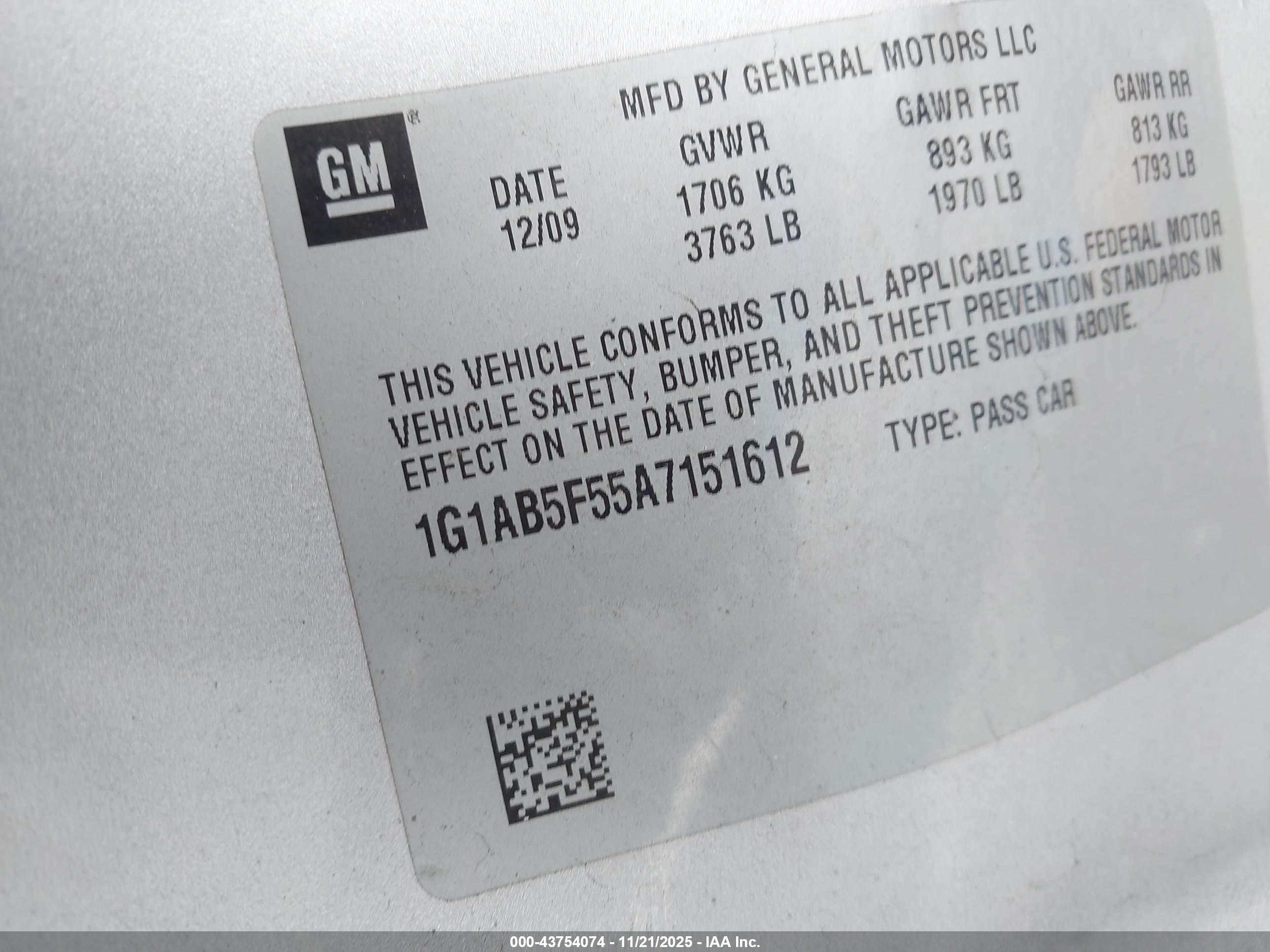 CHEVROLET COBALT image 9