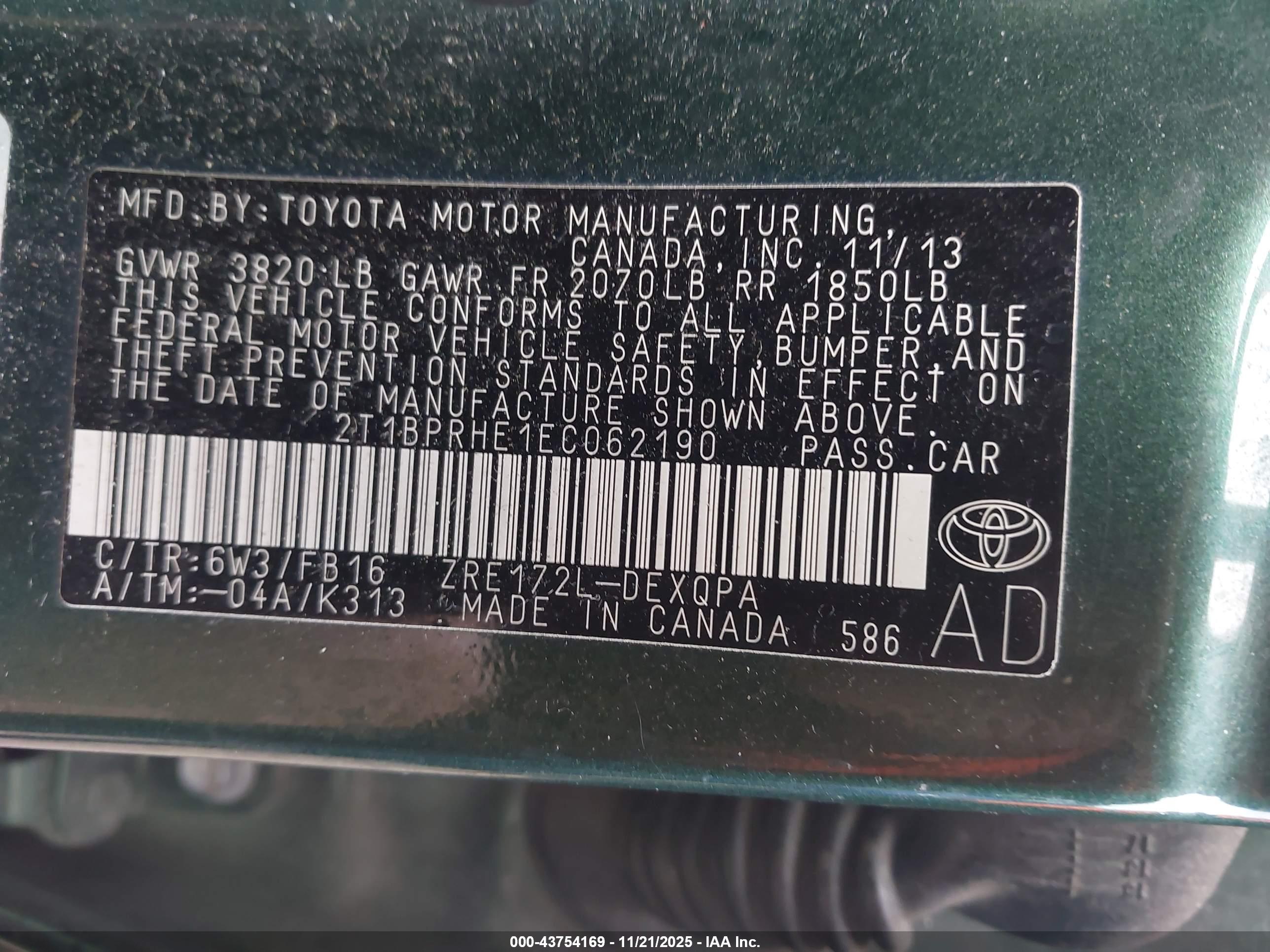 TOYOTA COROLLA image 9