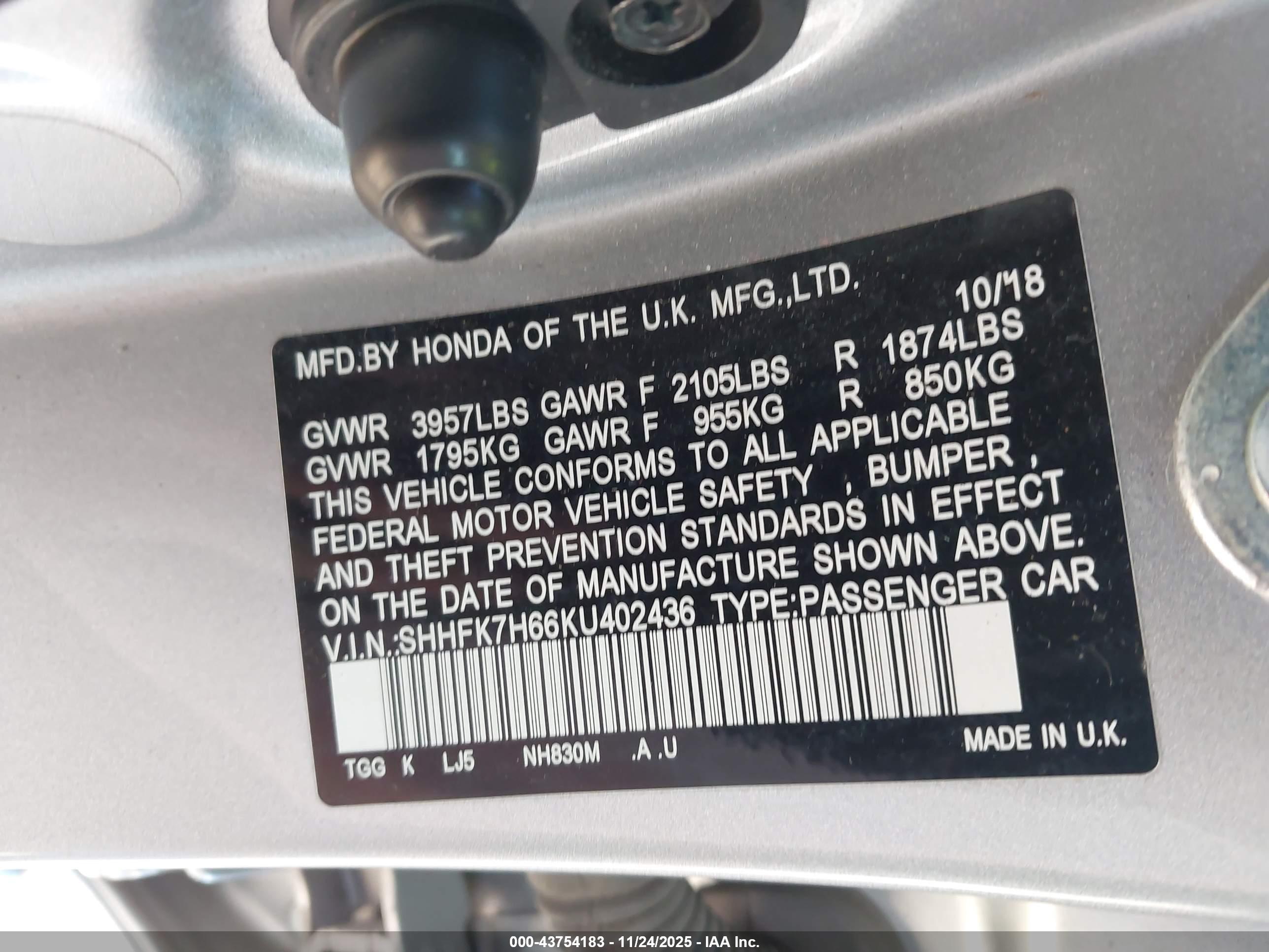 HONDA CIVIC image 9