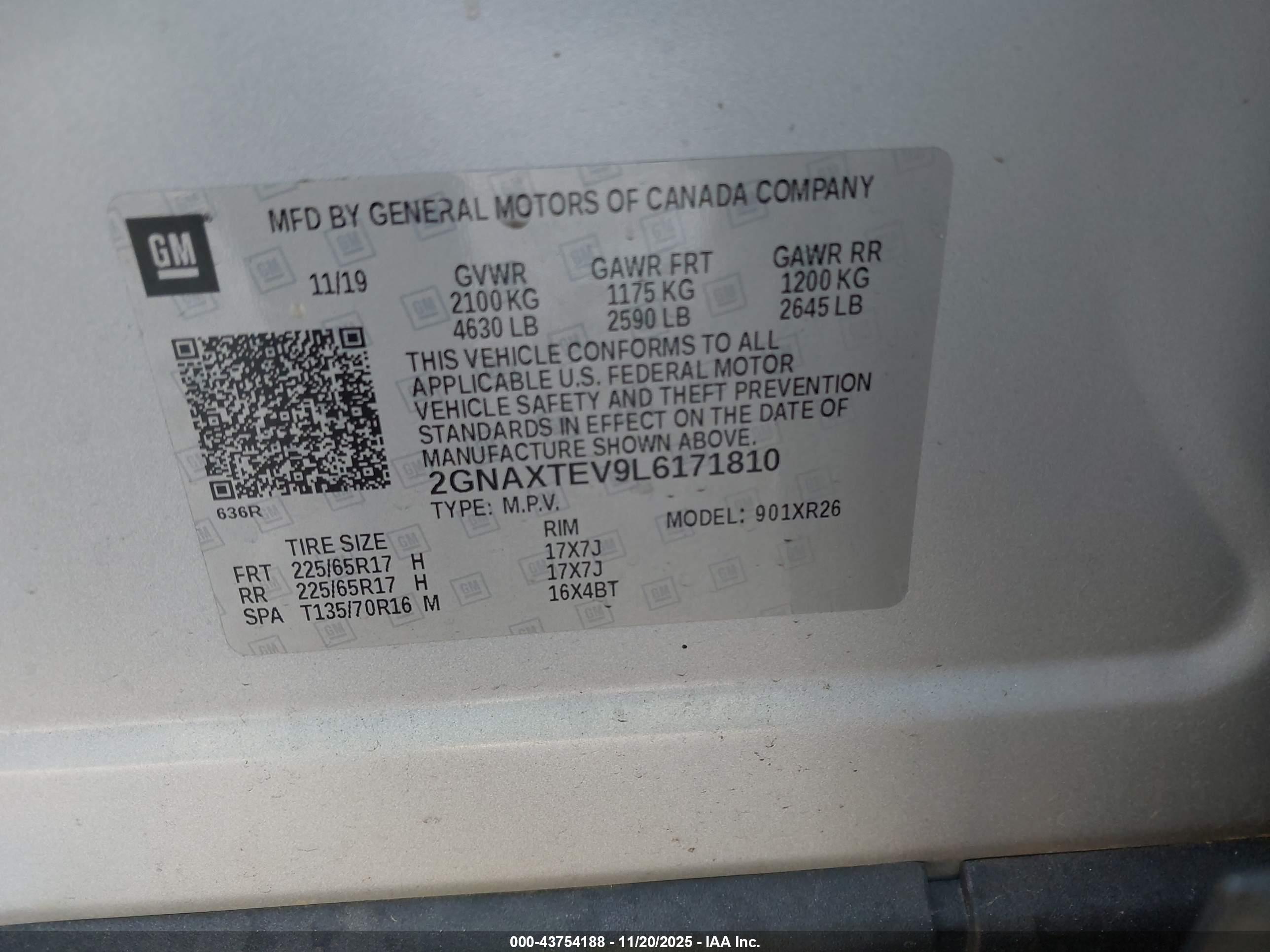 CHEVROLET EQUINOX image 9