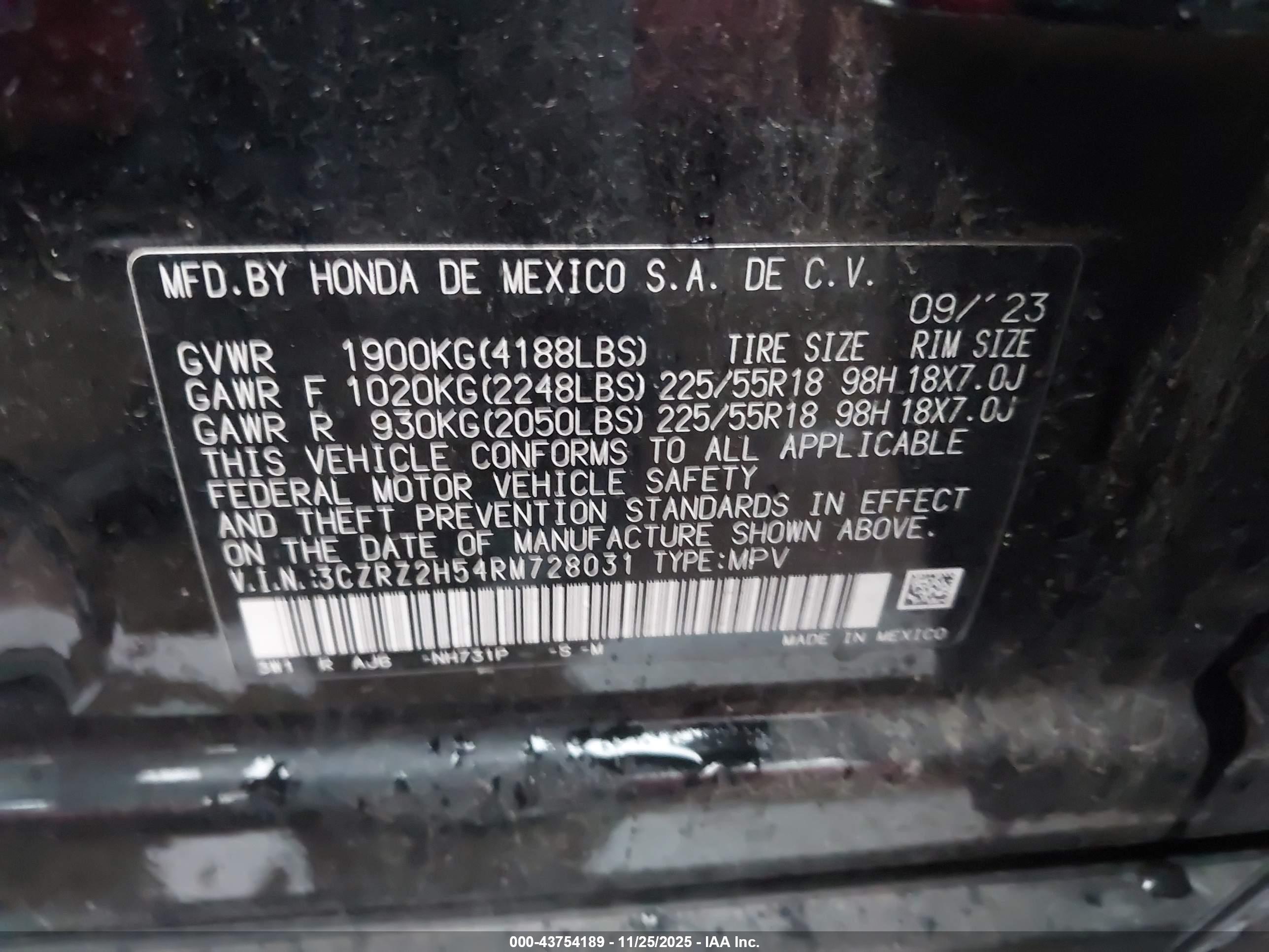 HONDA HR-V image 9