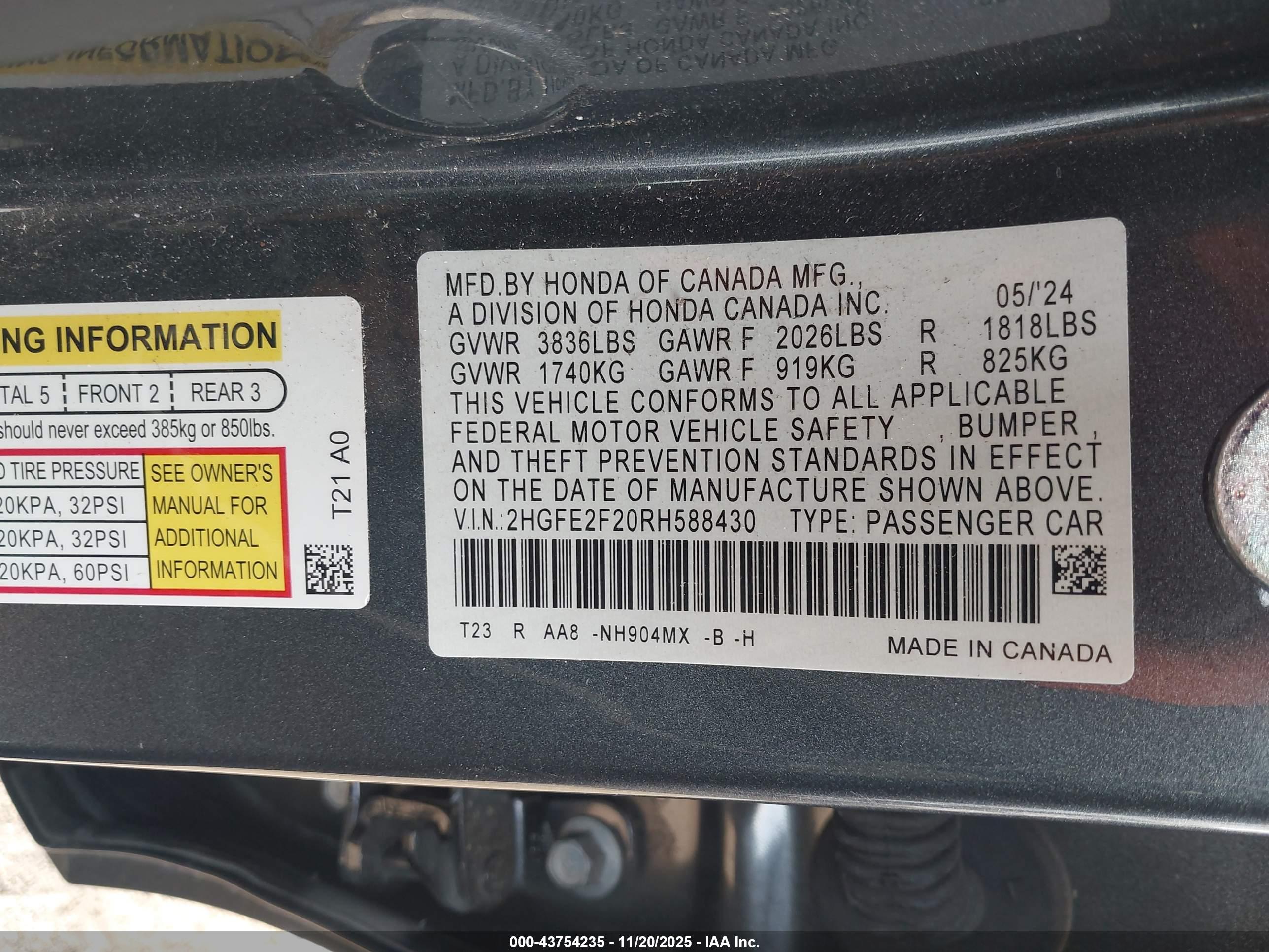 HONDA CIVIC image 9