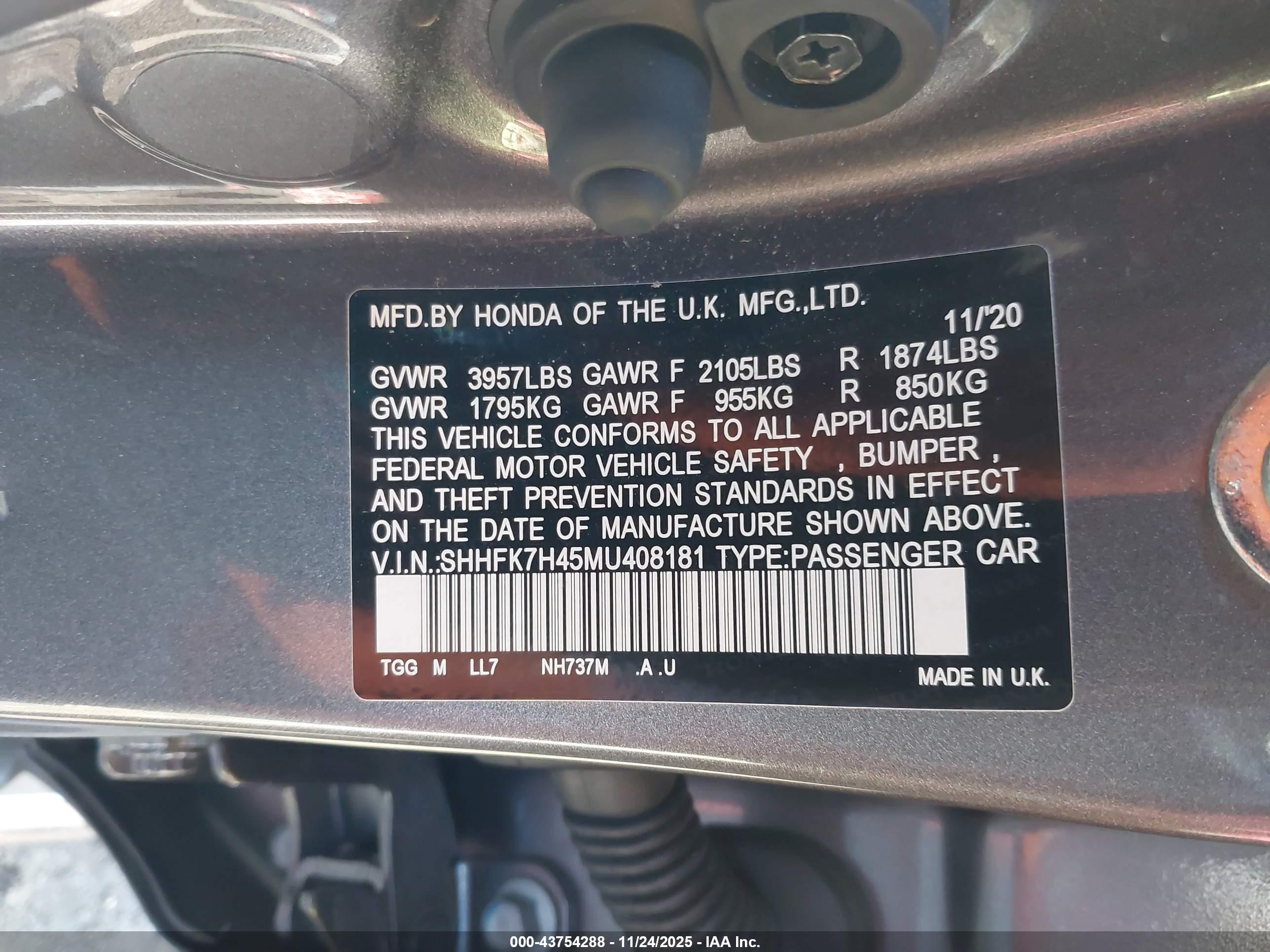 HONDA CIVIC image 9