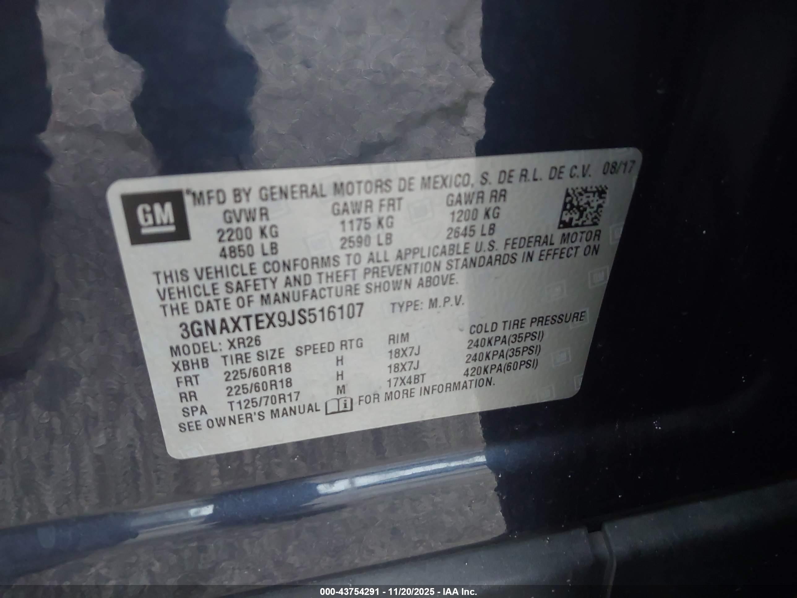 CHEVROLET EQUINOX image 9