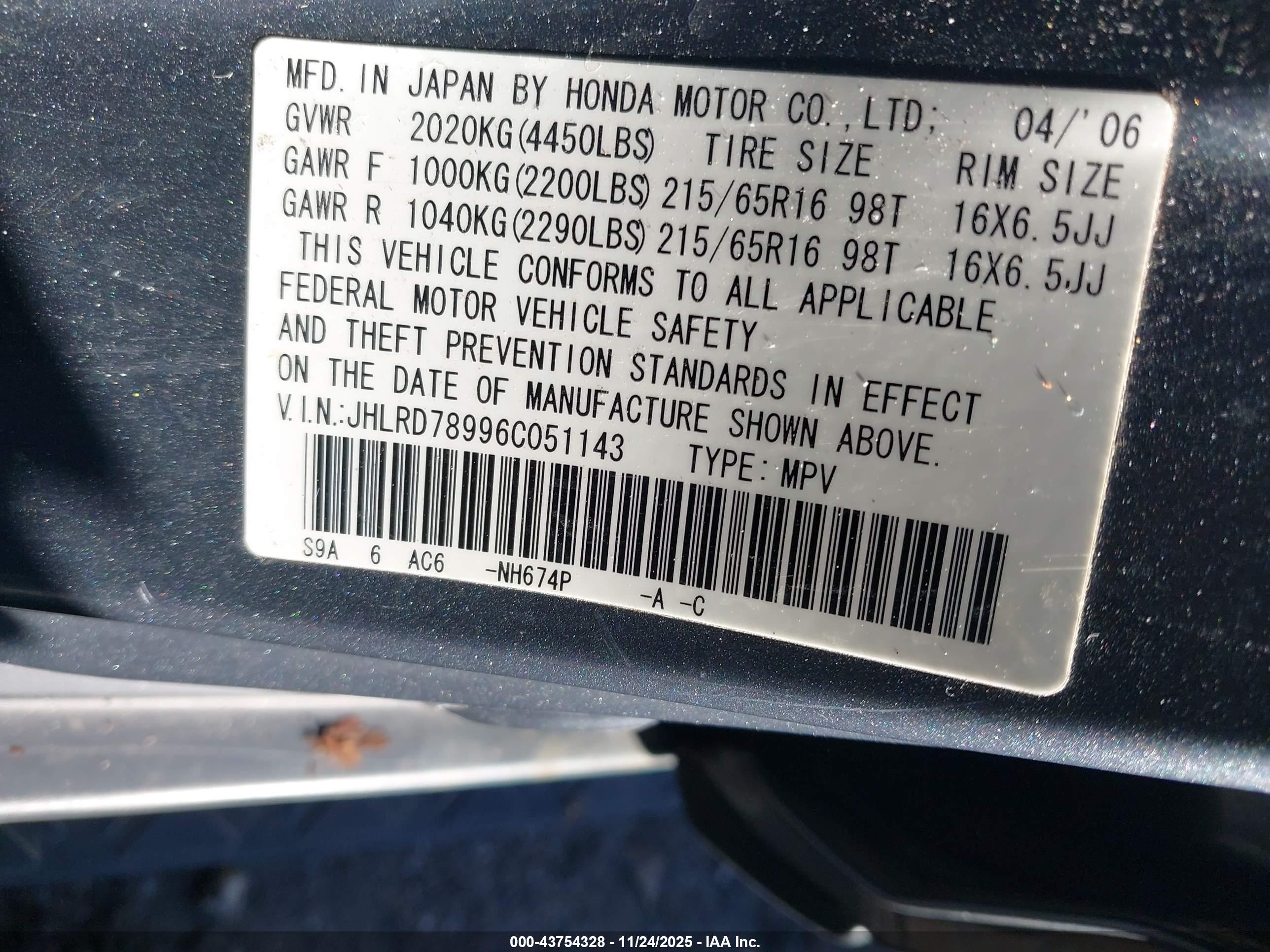 HONDA CR-V image 9