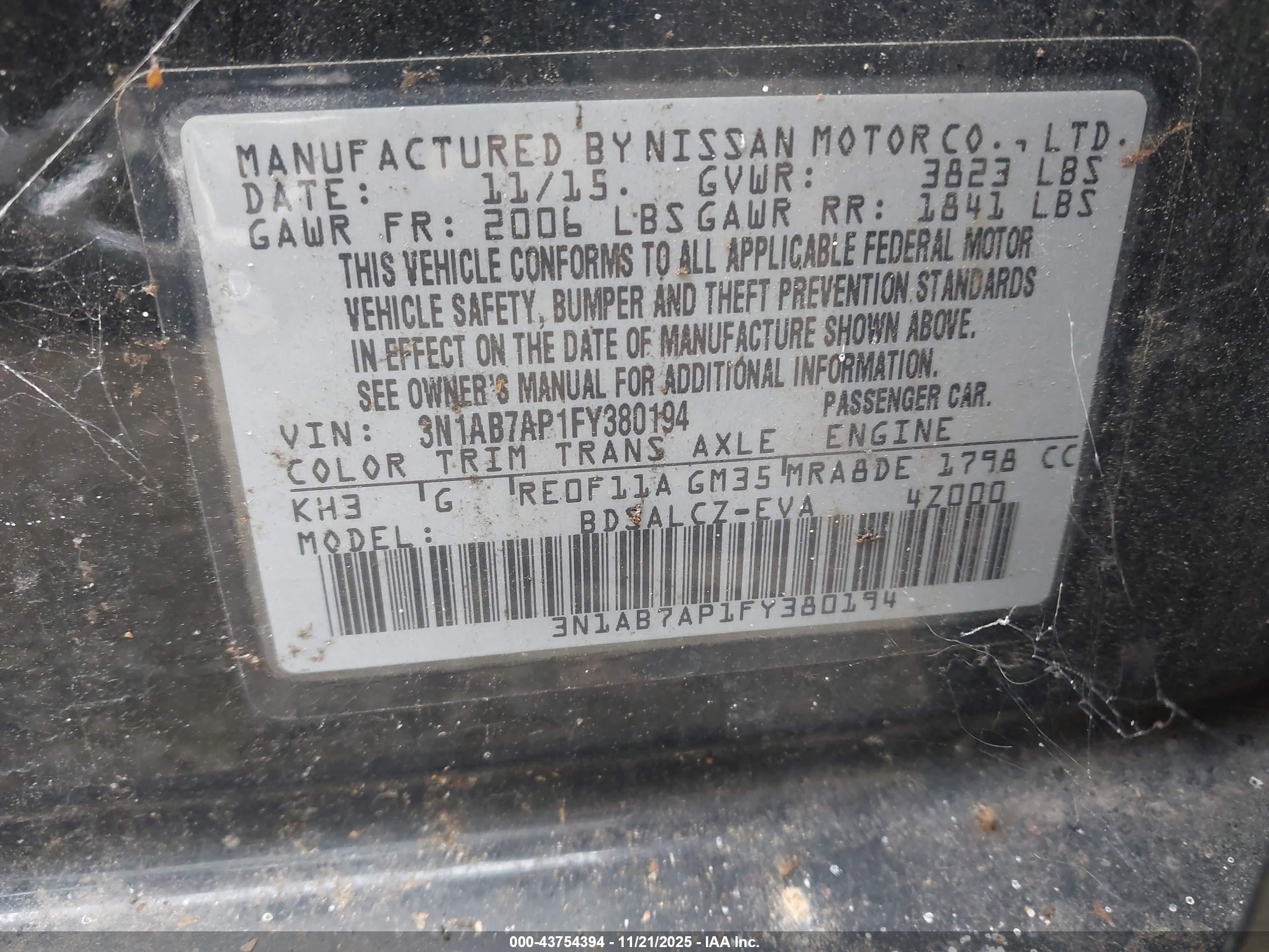 NISSAN SENTRA image 9